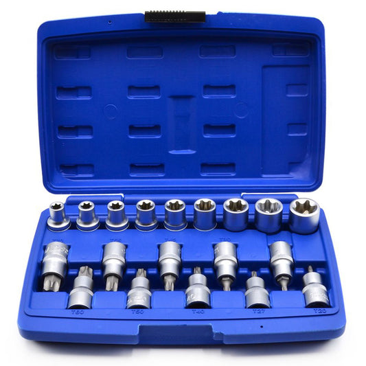 SET TUBULARE SI BITI TORX 19 PIESE 1/2'' GEKO