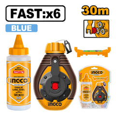 ATA DE TRASARE PROFESIONALA 30 M CU PULBERE DE MARCARE – SISTEM RAPID 6:1