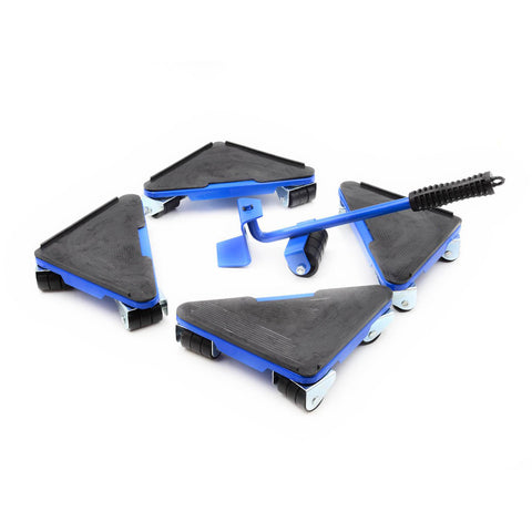 SET DE SUPORTI PENTRU RIDICAT - MUTAT MOBILA GREA 5 PIESE 300KG GEKO