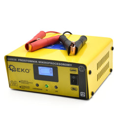 REDRESOR AUTO MICROPROCESOR LCD 6/12V 15A PENTRU BATERII ACUMULATOR AUTO 6-200Ah - GEKO