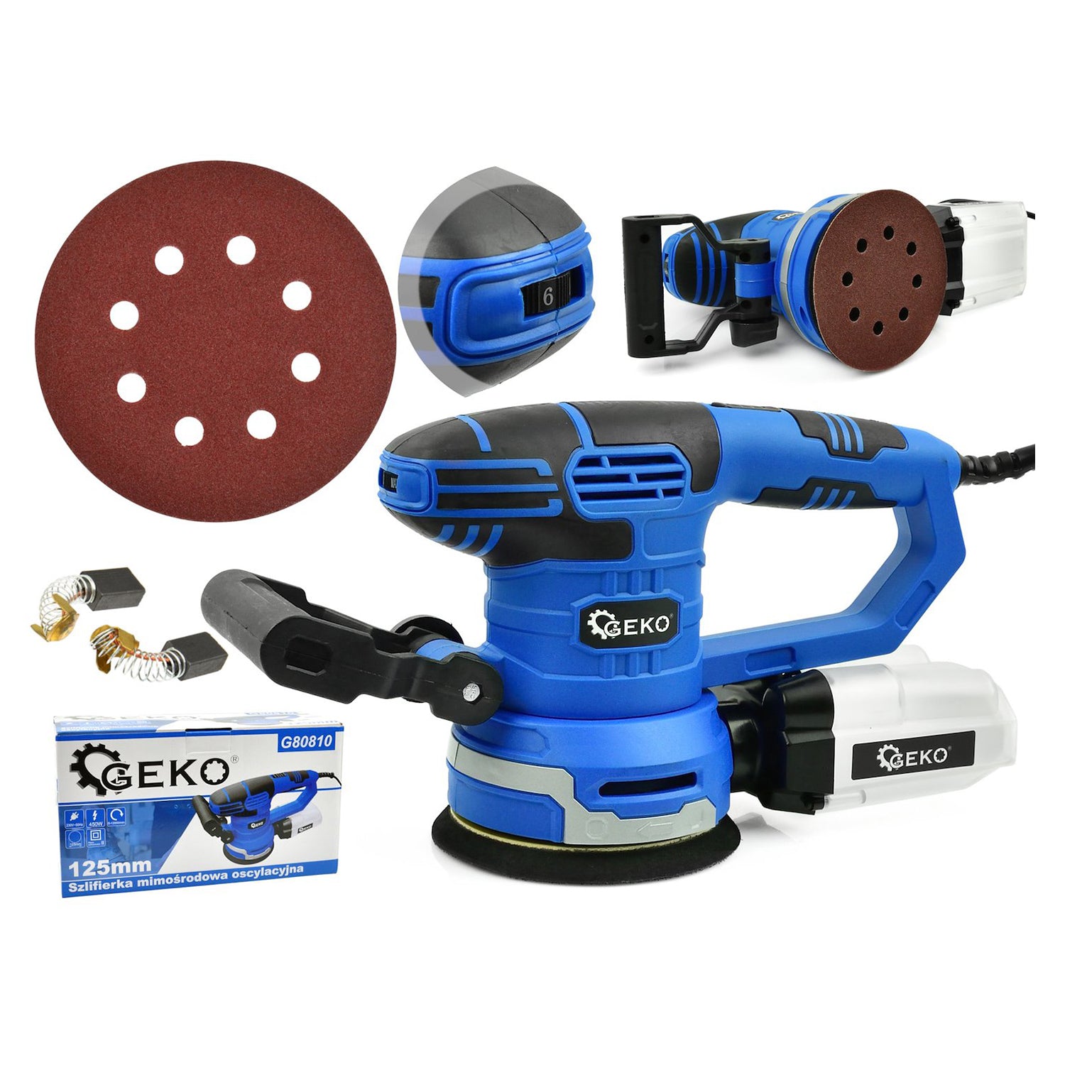 SLEFUITOR ORBITAL CU EXCENTRIC 125MM 450W GEKO