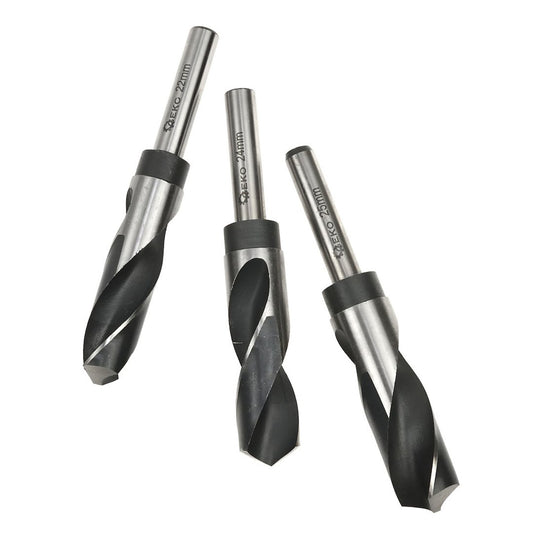 SET 3 BURGHIE HSS 4241 PENTRU METAL 22-25 MM - GEKO