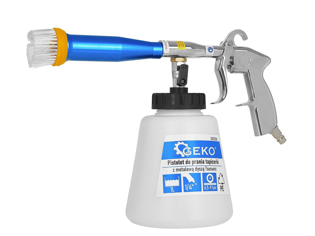 Pistol pneumatic TORNADER pentru spalat tapiterii cu perie