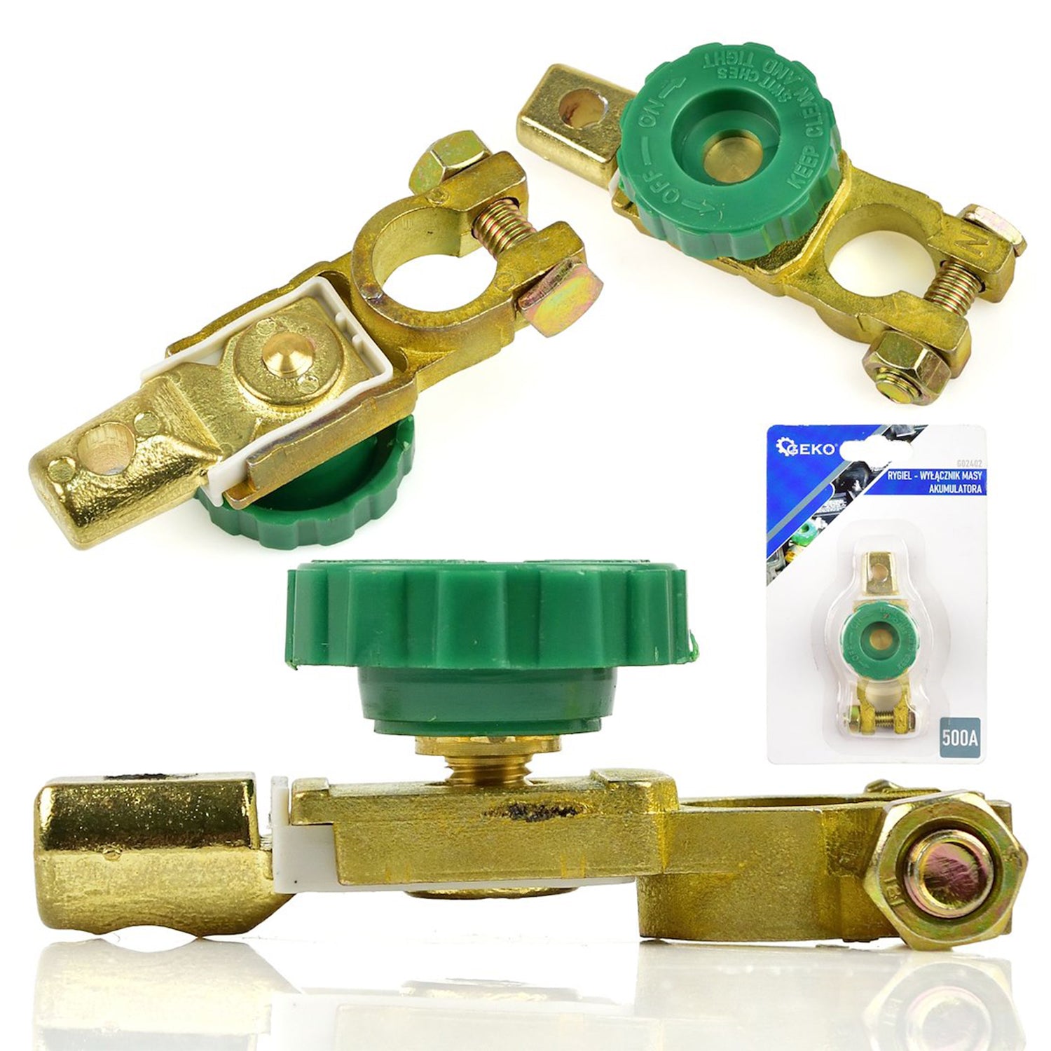 COMUTATOR / INTRERUPATOR MASA BATERIE 500A CU CLEMA NEGATIVA – DECONECTARE RAPIDA PENTRU AUTO, BARCA, RULOTA