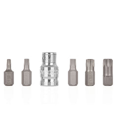 SET BITI SPLINE CU ADAPTOR M5-M12 6 PIESE GEKO