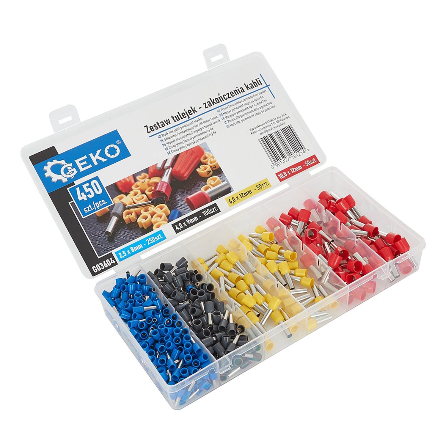 SET TUBURI TERMOCONTRACTABILE 450 PIESE GEKO