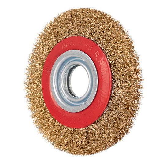 PERIE DISC DIN SARMA 150 X 32MM - PENTRU CURATARE SI SLEFUIRE METAL - GEKO