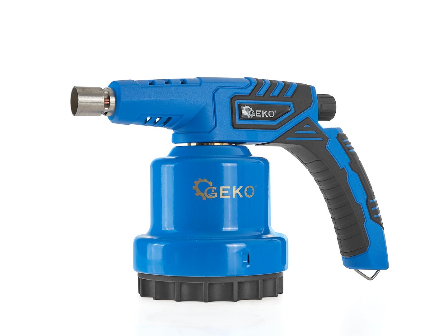 LAMPA DE LIPIT METAL PE GAZ CU PIEZO 360° 190G, FLACARA REGABILA 1200°C - GEKO