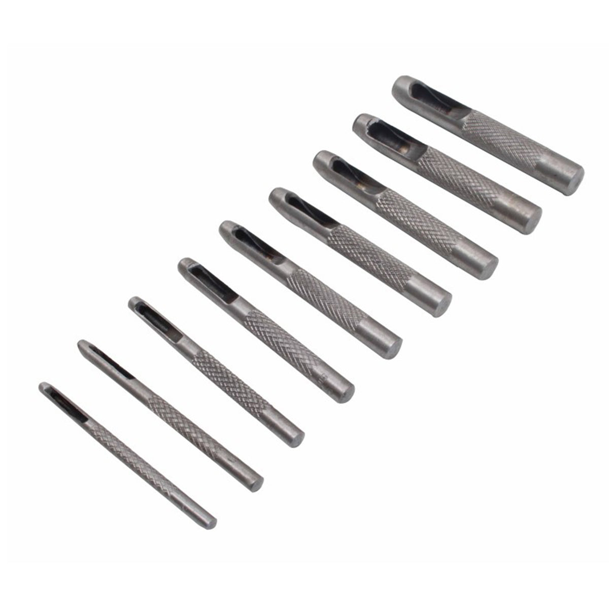 Set preducele perforatoare piele 9 piese Satra