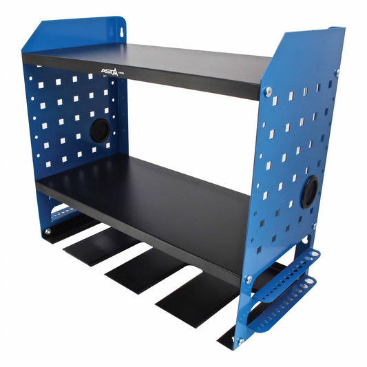 RAFT SUSPENDAT ORGANIZATOR DE PERETE PENTRU SCULE ELECTRICE 46 X 41 X 22 CM - SATRA