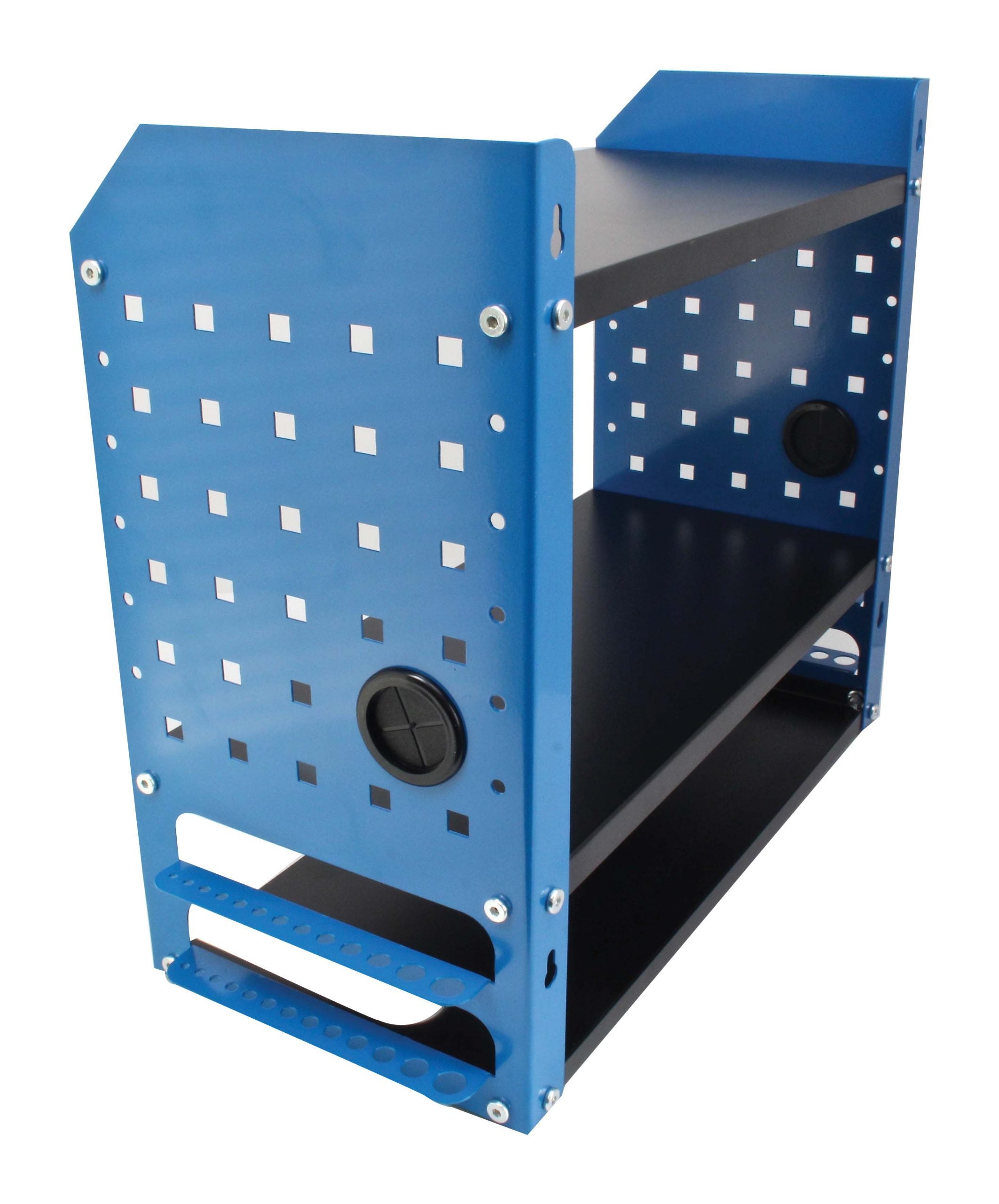 RAFT SUSPENDAT ORGANIZATOR DE PERETE PENTRU SCULE ELECTRICE 46 X 41 X 22 CM - SATRA