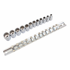 SET TUBULARE BIHEXAGONALE 1/4 IN INCH 12 PIESE