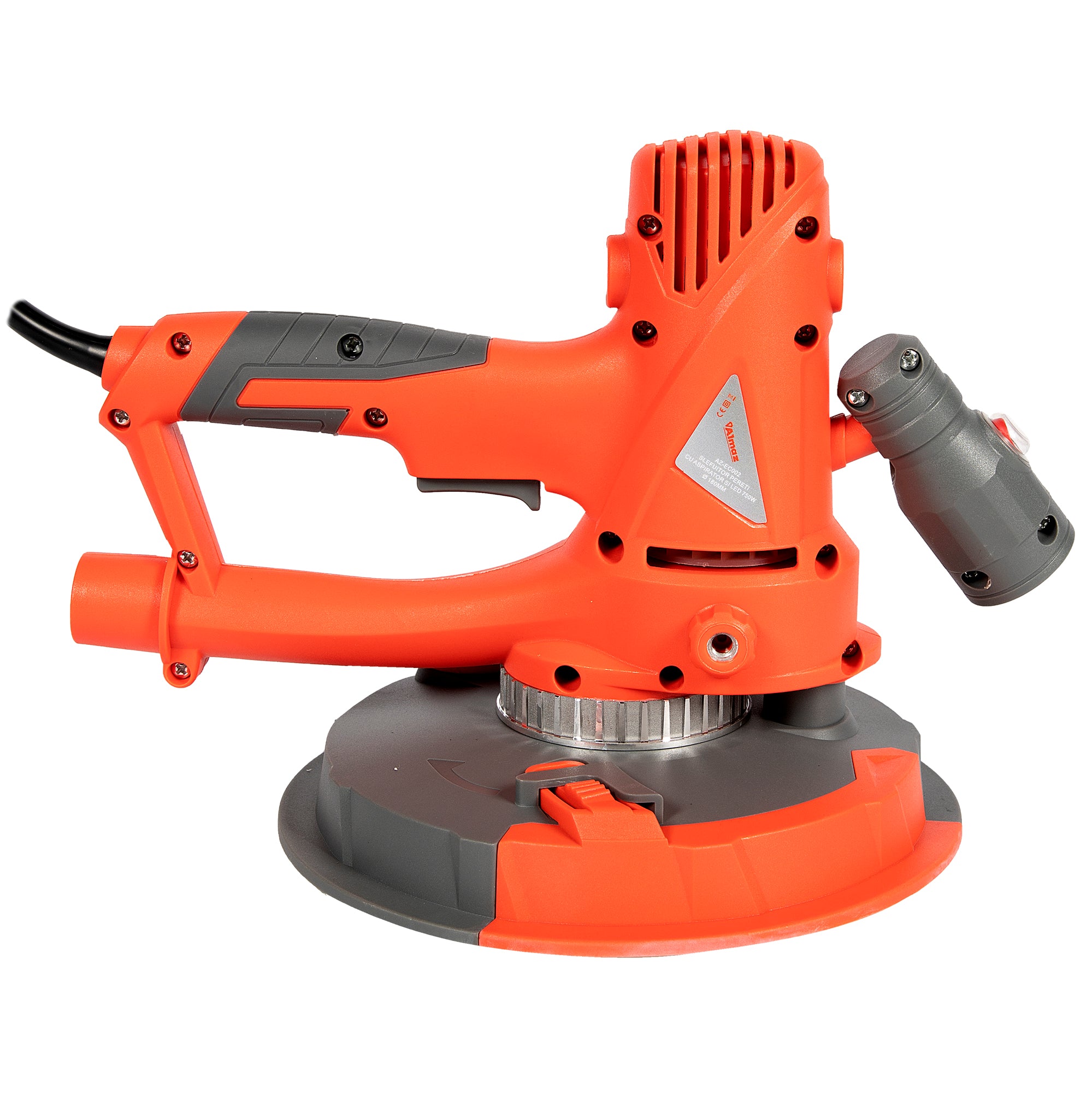 SLEFUITOR PERETI, TAVANE, PLAFOANE SI RIGIPS, CU ASPIRATOR SI LED 750W, DIAMETRU 180MM DETOOLZ