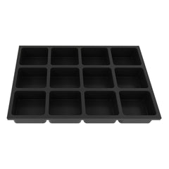 MODUL TAVA COMPARTIMENTATA BULLRAM EXPERT, 12 COMPARTIMENTE DIN PLASTIC REZISTENT PENTRU DULAP SCULE