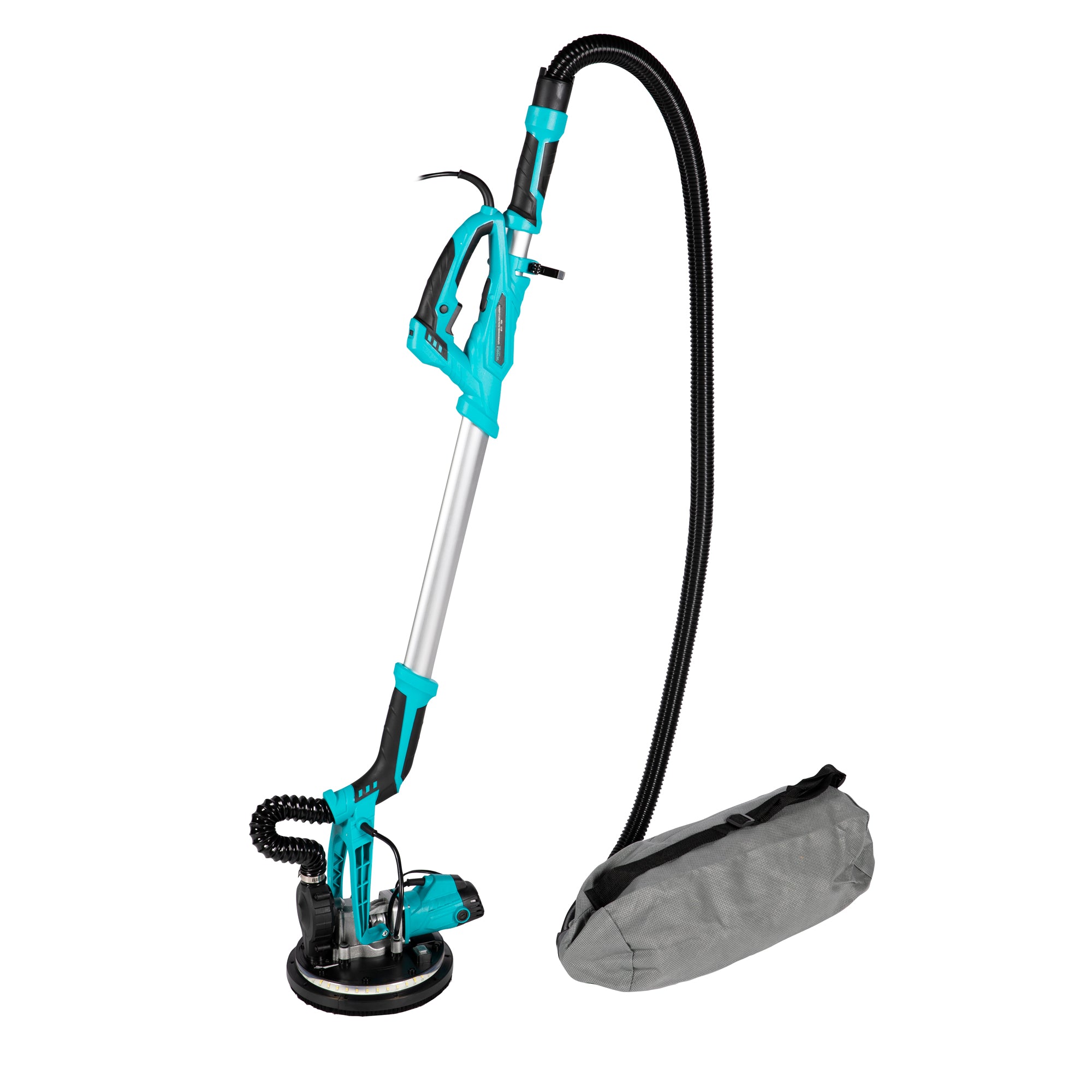 SLEFUITOR PERETI, TAVANE, PLAFOANE SI RIGIPS, EXTENSIBIL CU ASPIRATOR 750W, DIAMETRU 215MM DETOOLZ