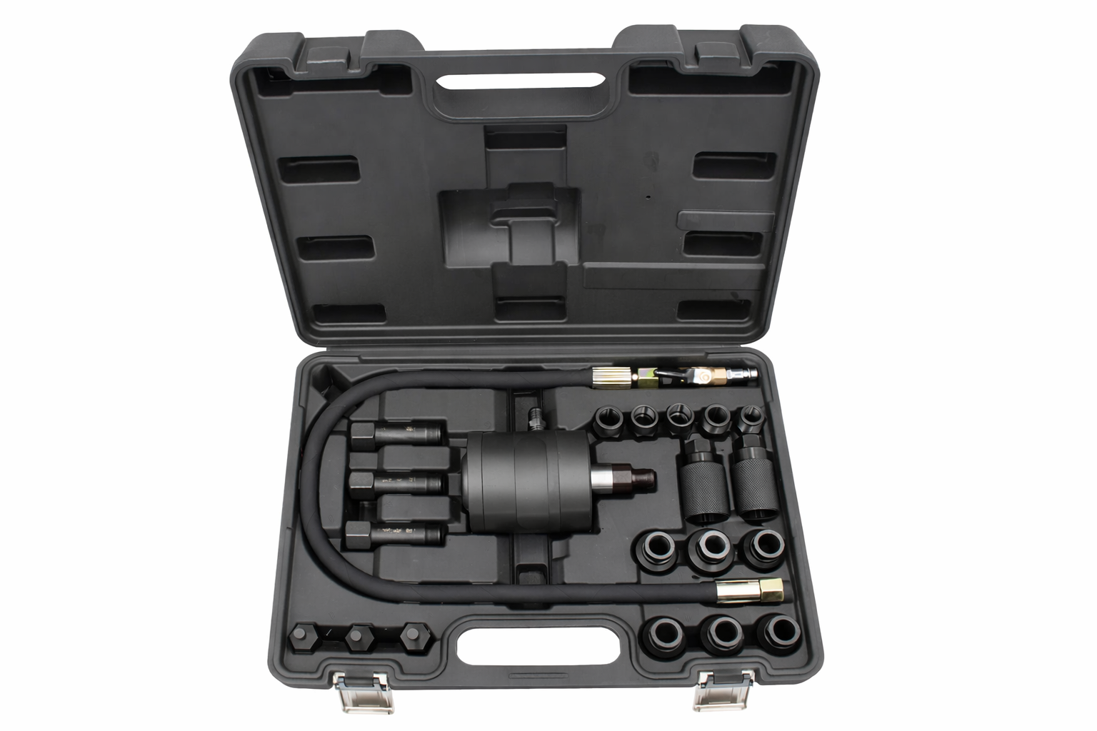 TRUSA PRESA EXTRACTOR PNEUMATIC PENTRU INJECTOARE FORTA 1000 NM 21 PIESE BOSCH DELPHI DENSO SIEMENS