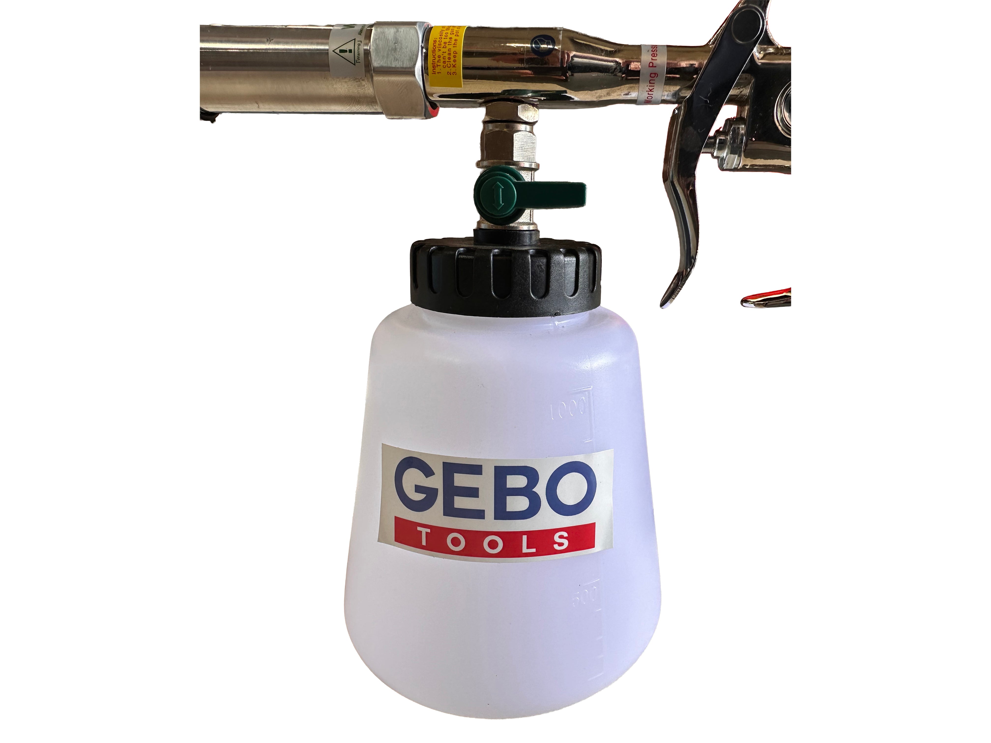 PISTOL PNEUMATIC PT SPALAT TAPITERII TORNADOR CU ADAPTOR VACUUM GEBO TOOLS