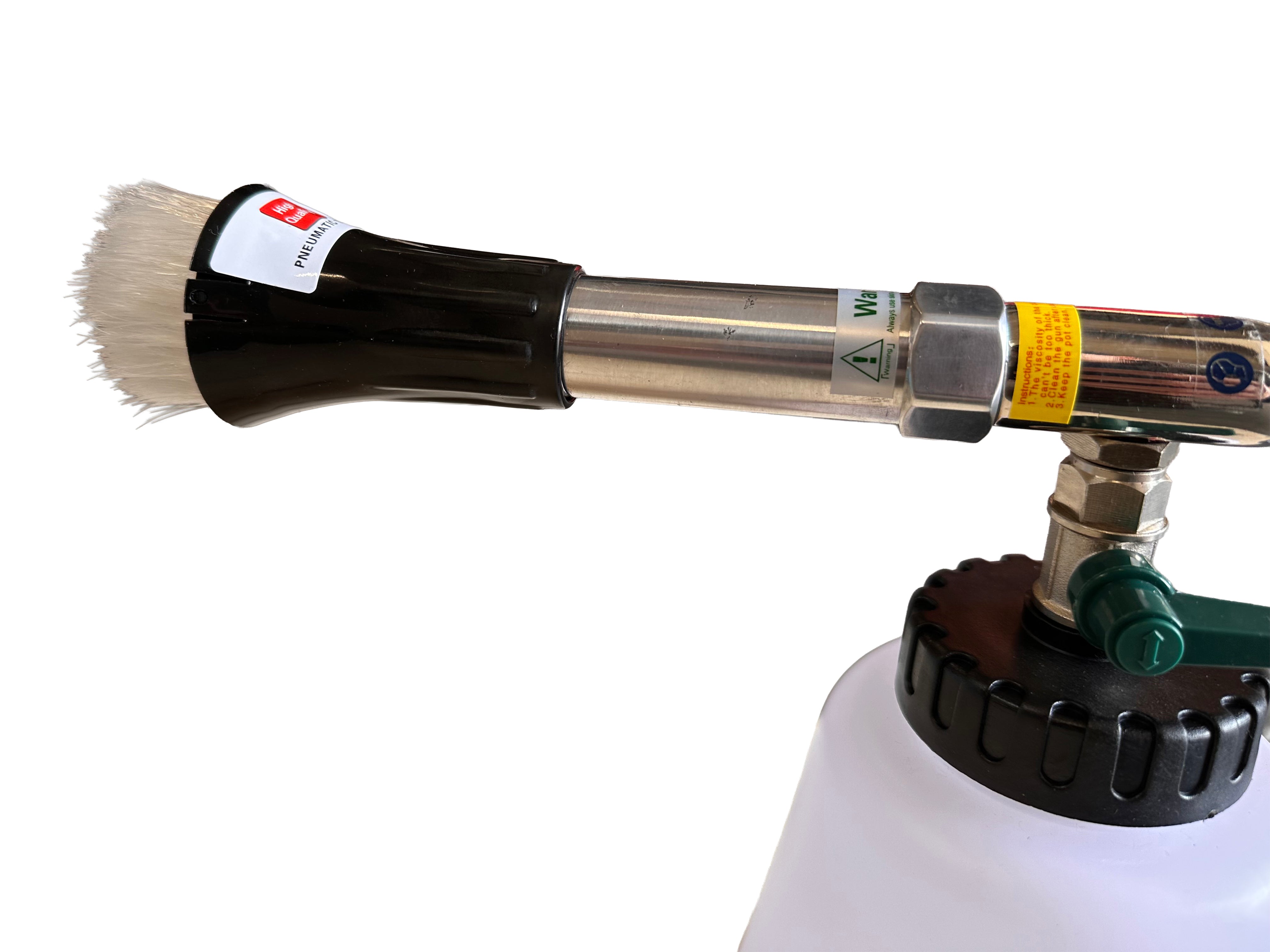 PISTOL PNEUMATIC PT SPALAT TAPITERII TORNADOR CU ADAPTOR VACUUM GEBO TOOLS