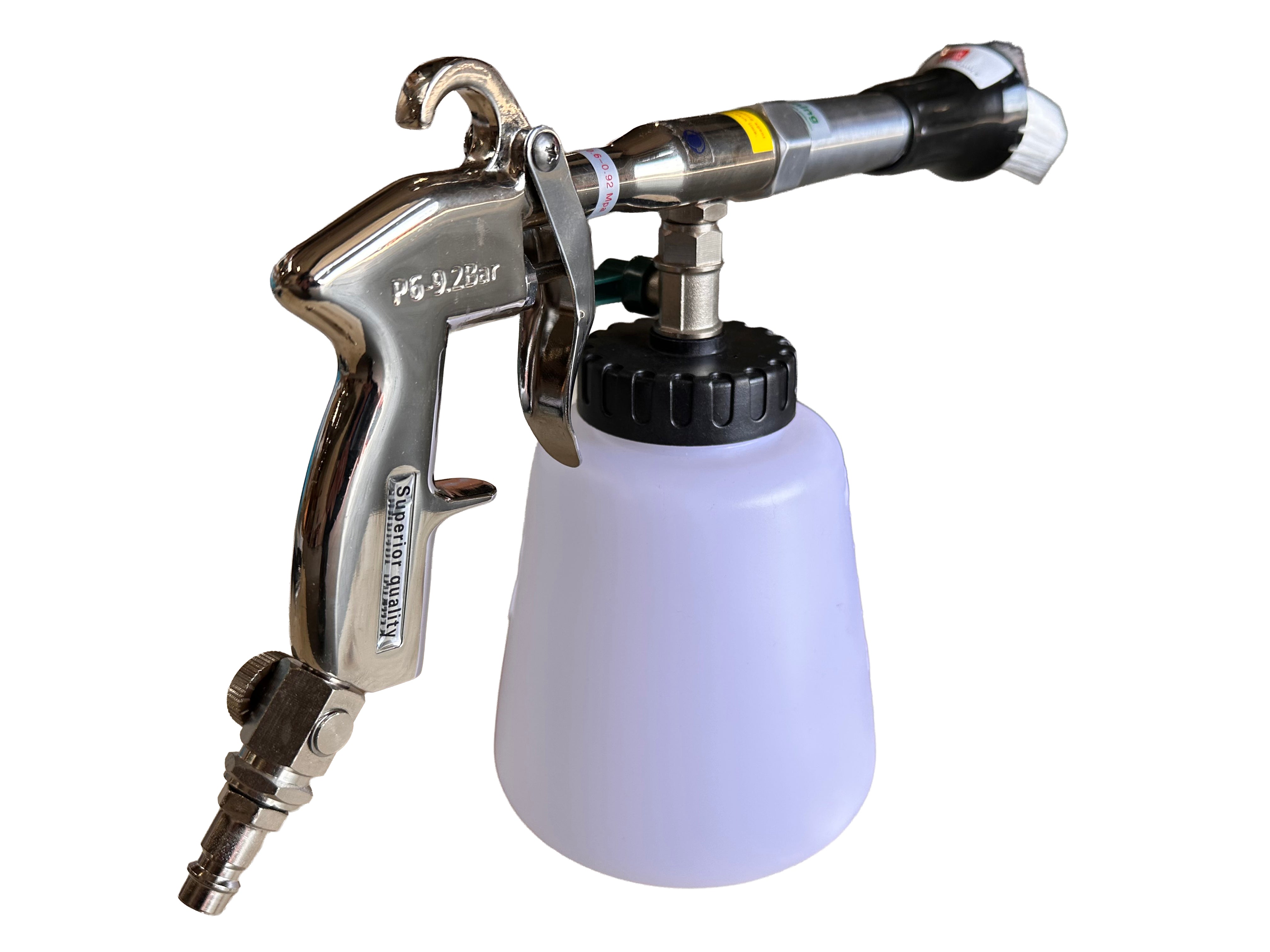 PISTOL PNEUMATIC PT SPALAT TAPITERII TORNADOR CU ADAPTOR VACUUM GEBO TOOLS