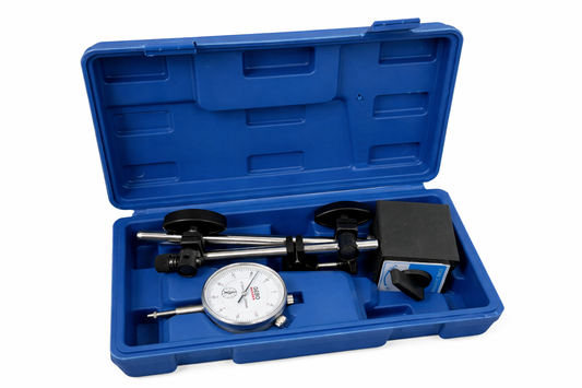 CEAS COMPARATOR 0-10MM CU BAZA SUPORT MAGNETIC GEBO TOOLS