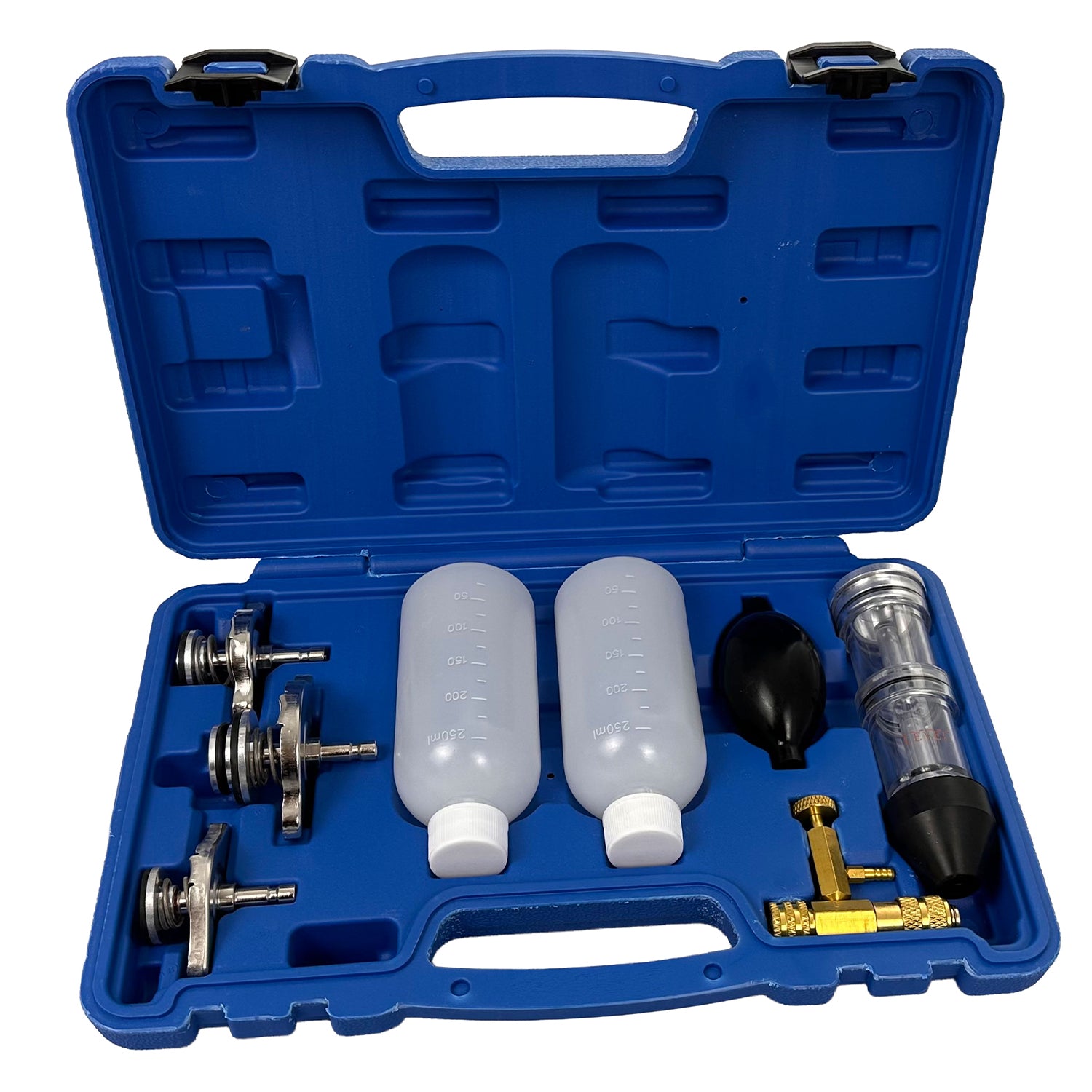 TESTER GARNITURA DE CHIULOASA CU ADAPTOARE SI SOLUTIE GEBO TOOLS