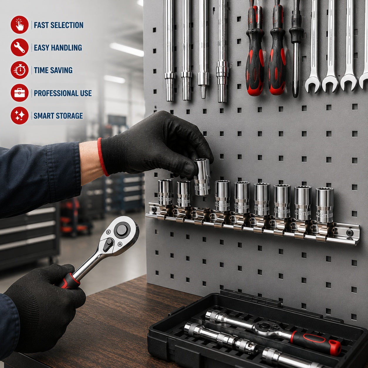 Suport metalic pentru tubulare 1/2 GEBO TOOLS