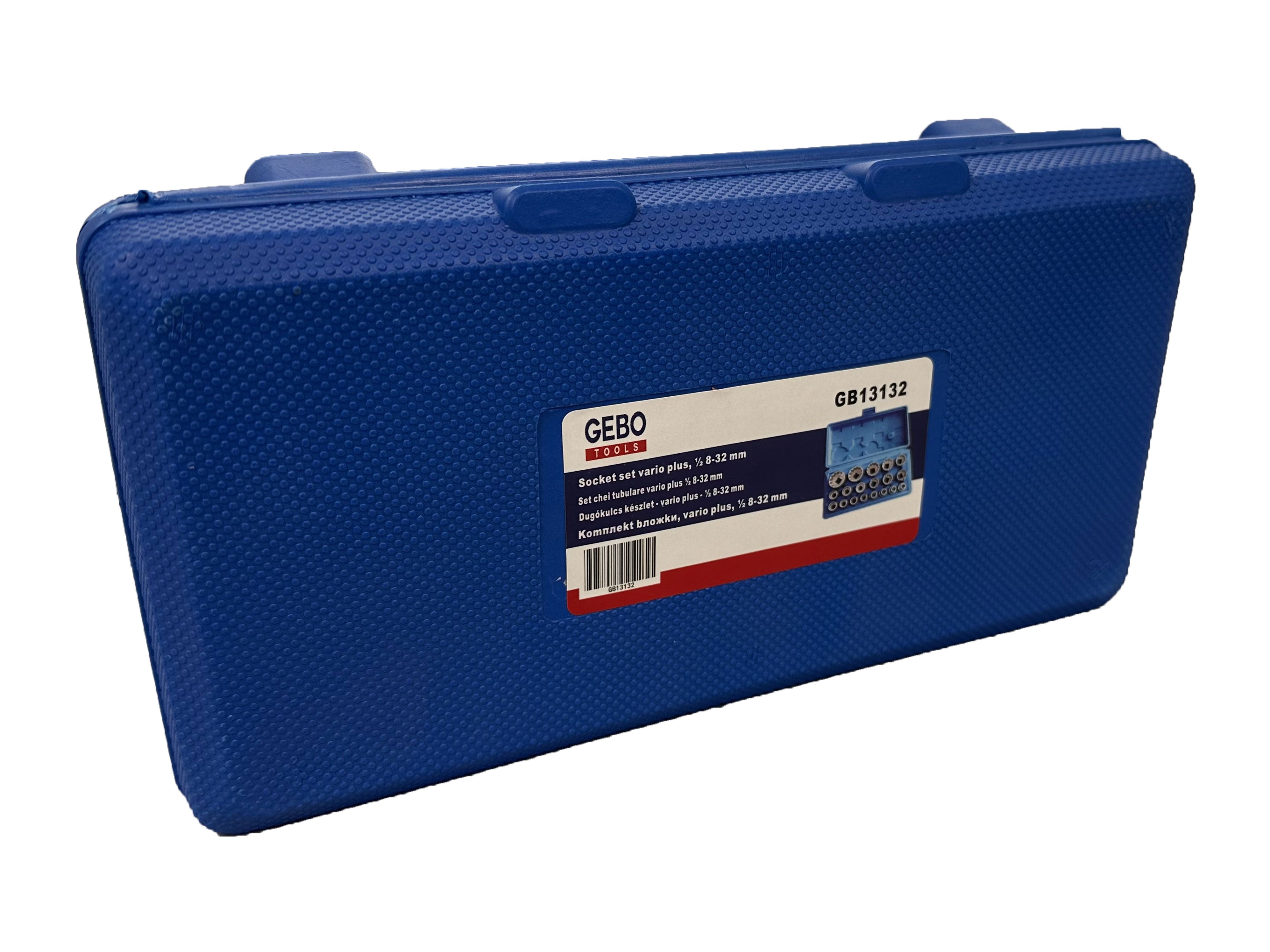 SET CHEI TUBULARE VARIO PLUS 1/2 8-32 MM GEBO TOOLS