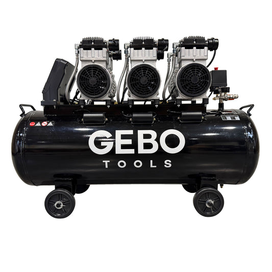 COMPRESOR SILENTIOS CU ZGOMOT REDUS FARA ULEI 150L GEBO TOOLS