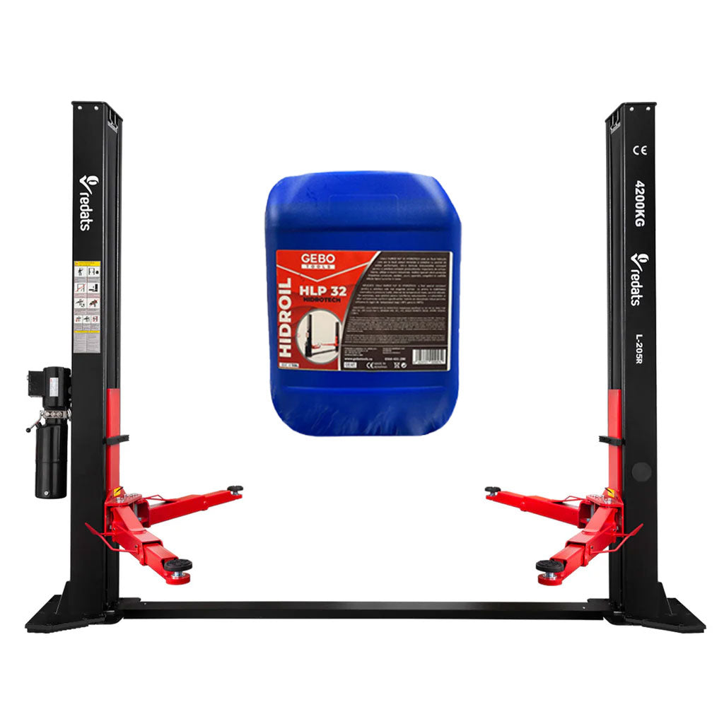 ELEVATOR 2 COLOANE  4.2T DEBLOCARE MANUALA 380V CU BAZA RANFORSATA