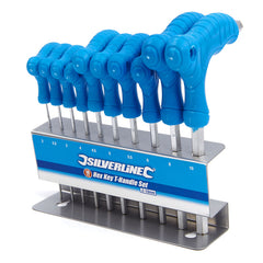 Set imbus cu maner t 2-10 mm 10 piese