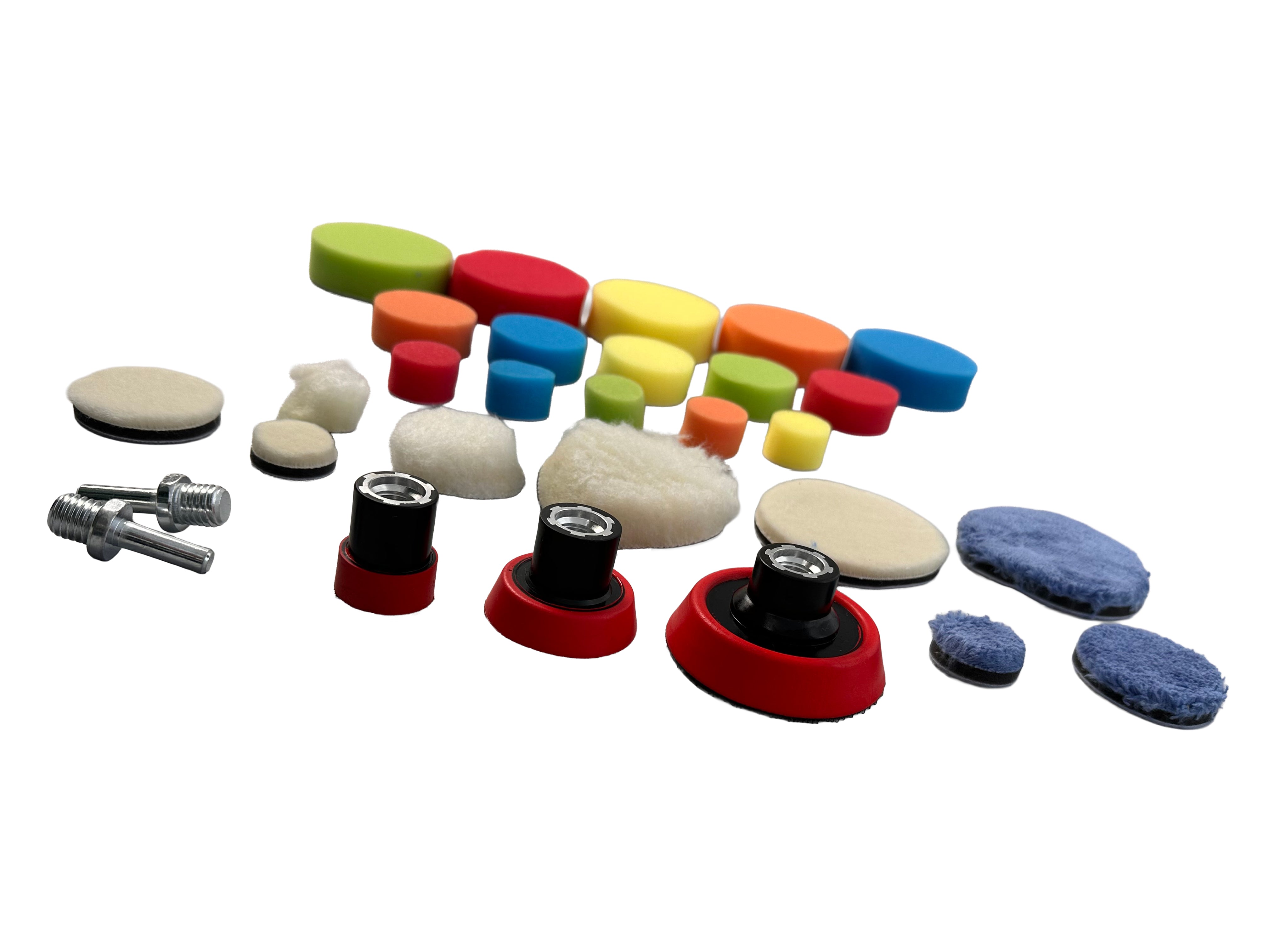 SET 29 BUC BURETI REZERVE PENTRU LUSTRUIT SI POLISAT 25-50-75 MM GEBO TOOLS