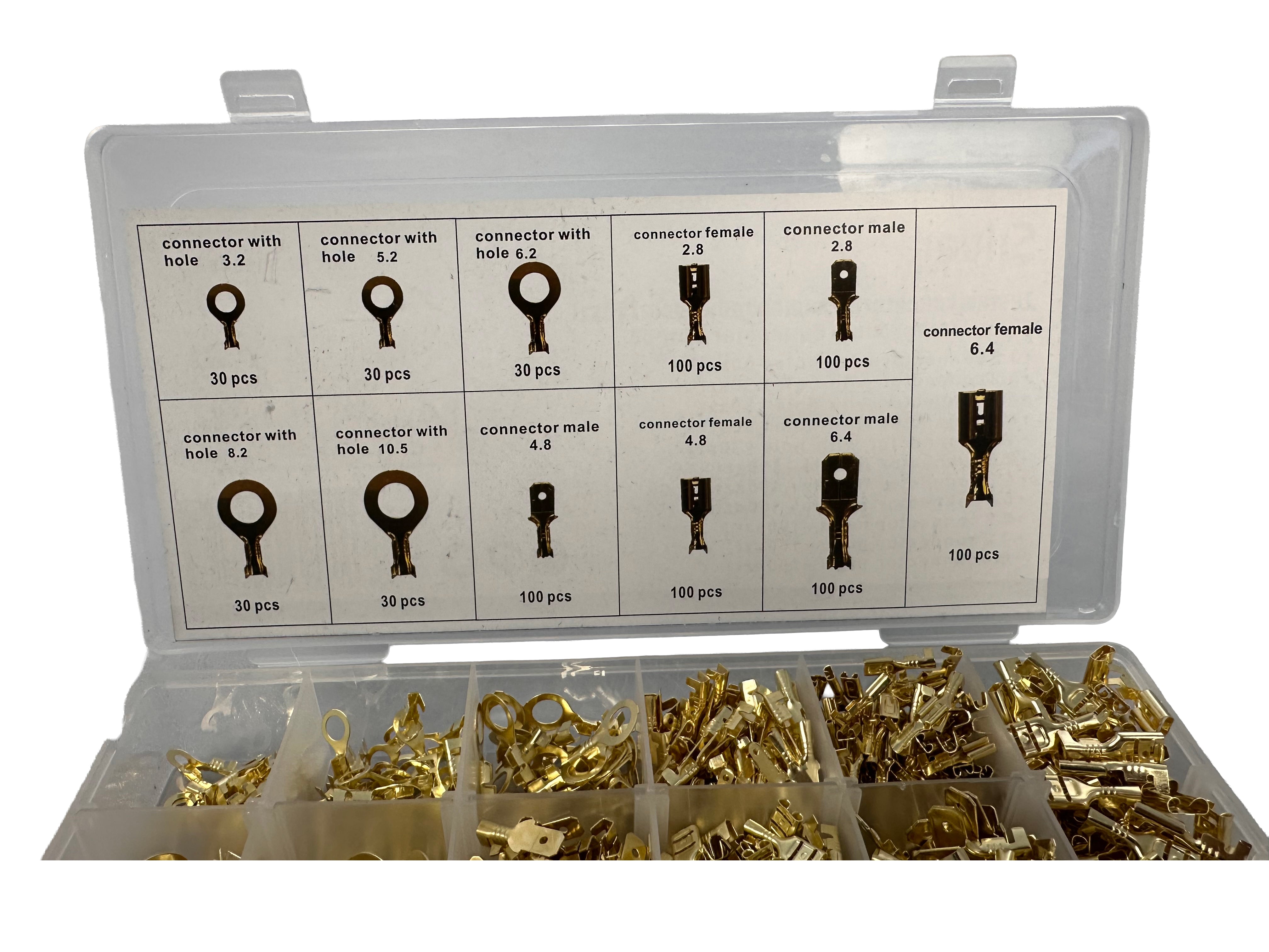 SET CONECTORI CABLU AUTO 750 PIESE GEBO TOOLS