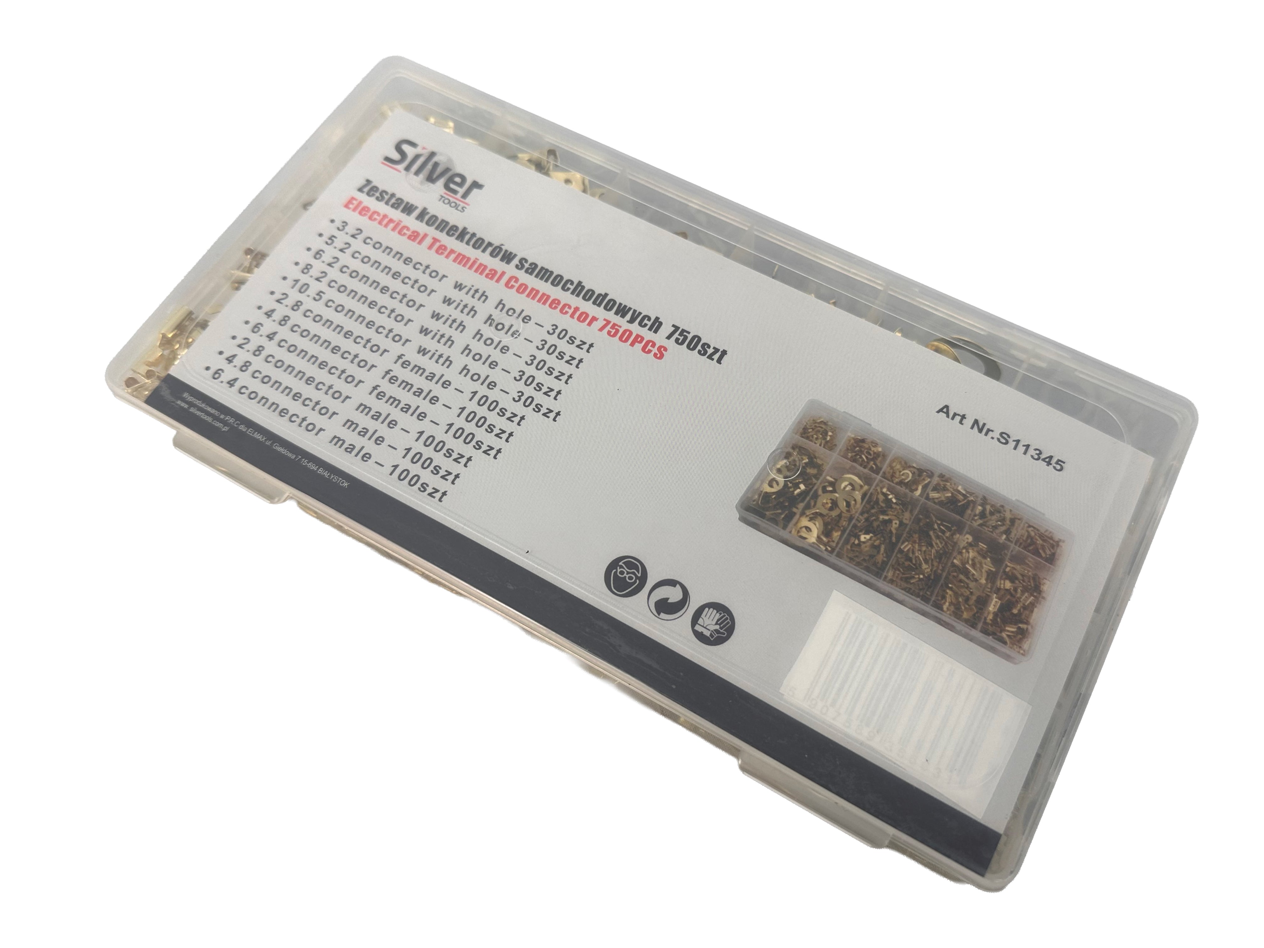 SET CONECTORI CABLU AUTO 750 PIESE GEBO TOOLS