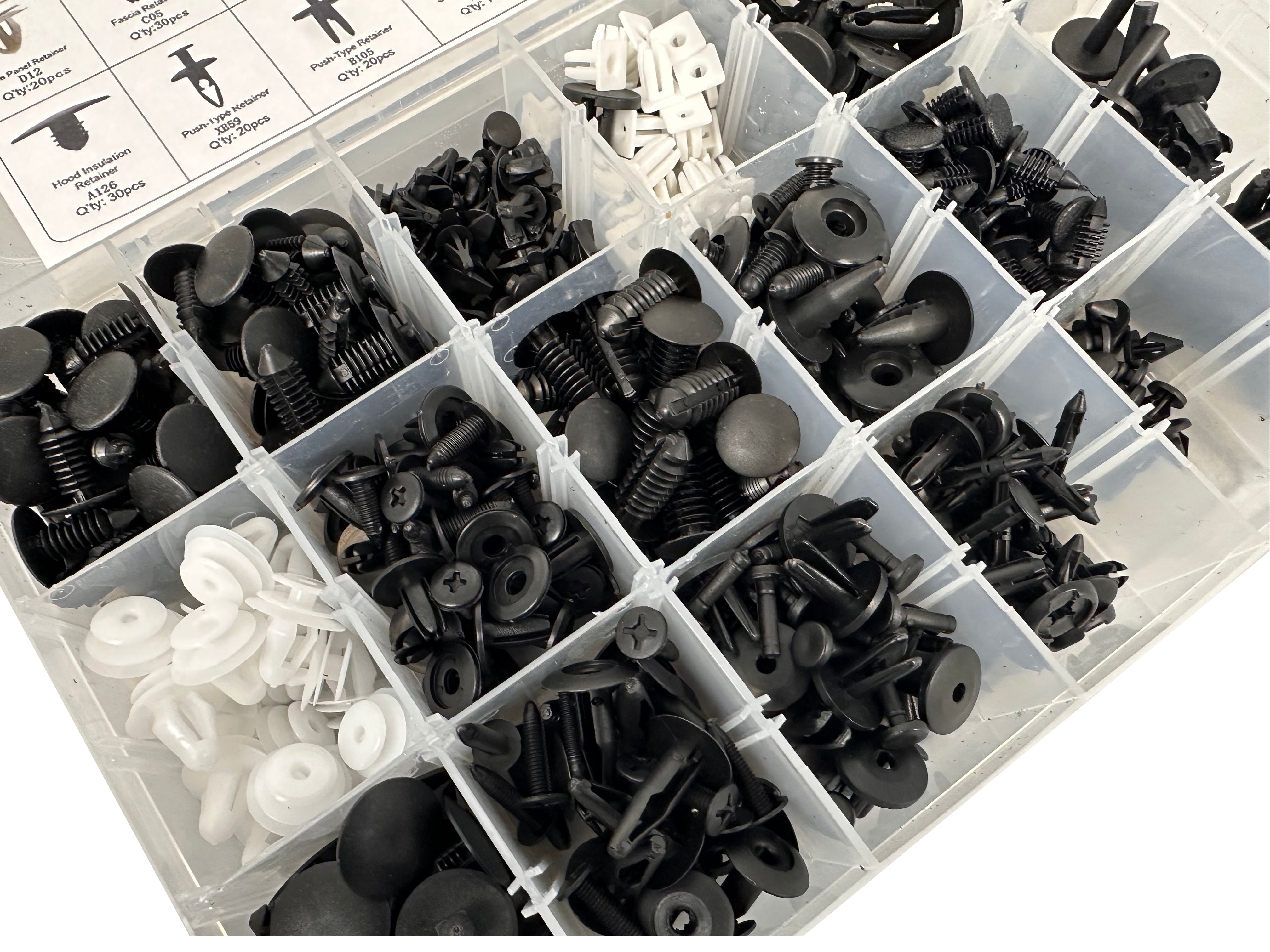 SET CLIPSURI CLEME AUTO DE PLASTIC FORD 415 PIESE GEBO TOOLS