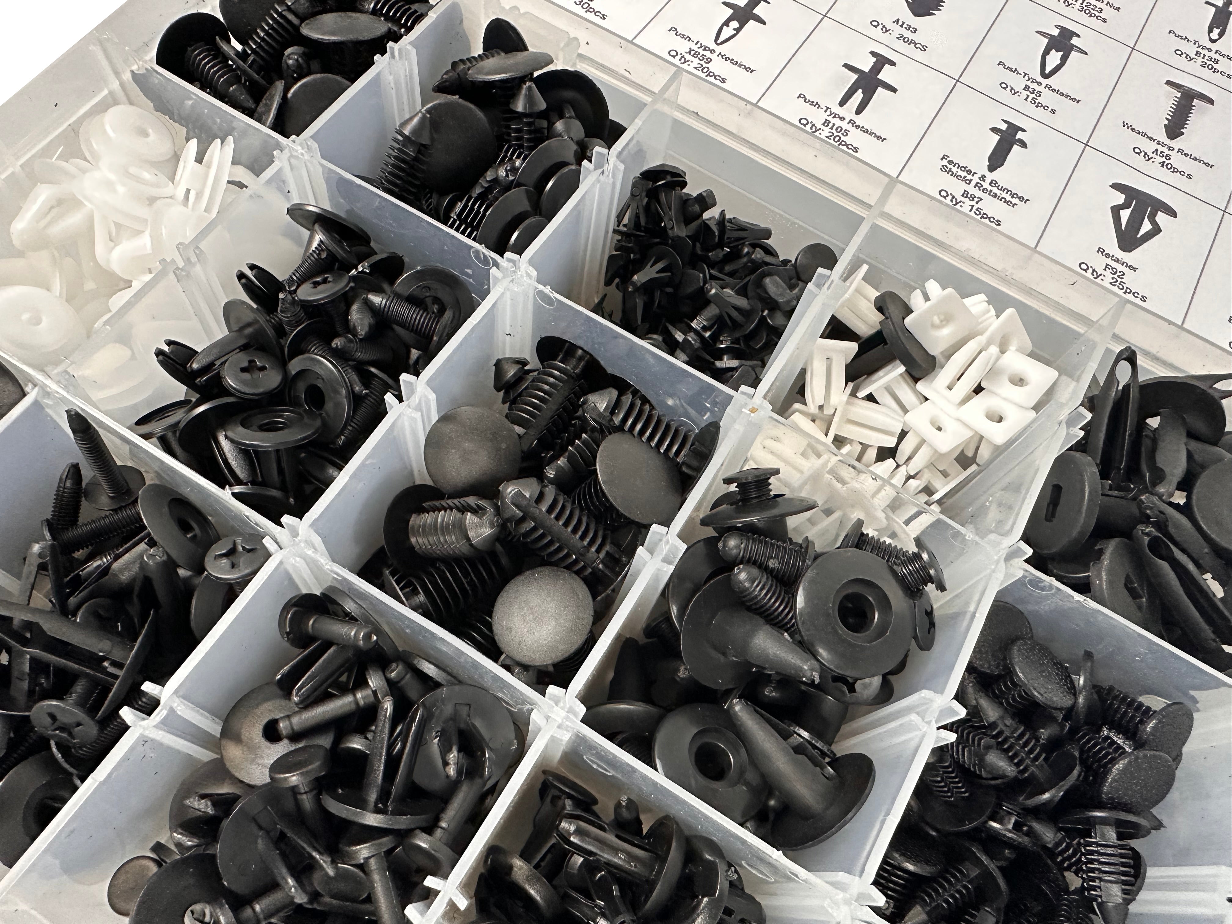 SET CLIPSURI CLEME AUTO DE PLASTIC FORD 415 PIESE GEBO TOOLS