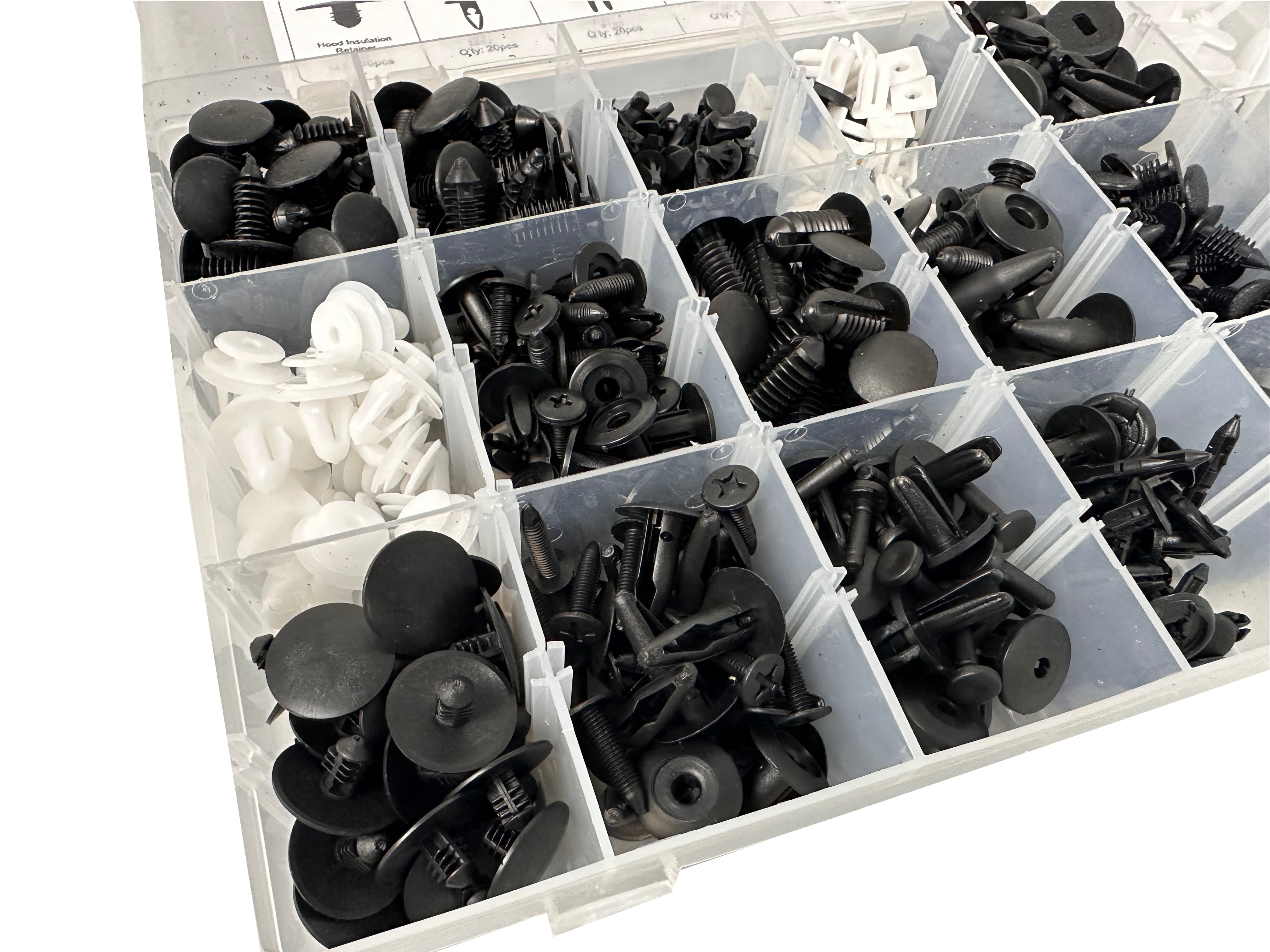 SET CLIPSURI CLEME AUTO DE PLASTIC FORD 415 PIESE GEBO TOOLS