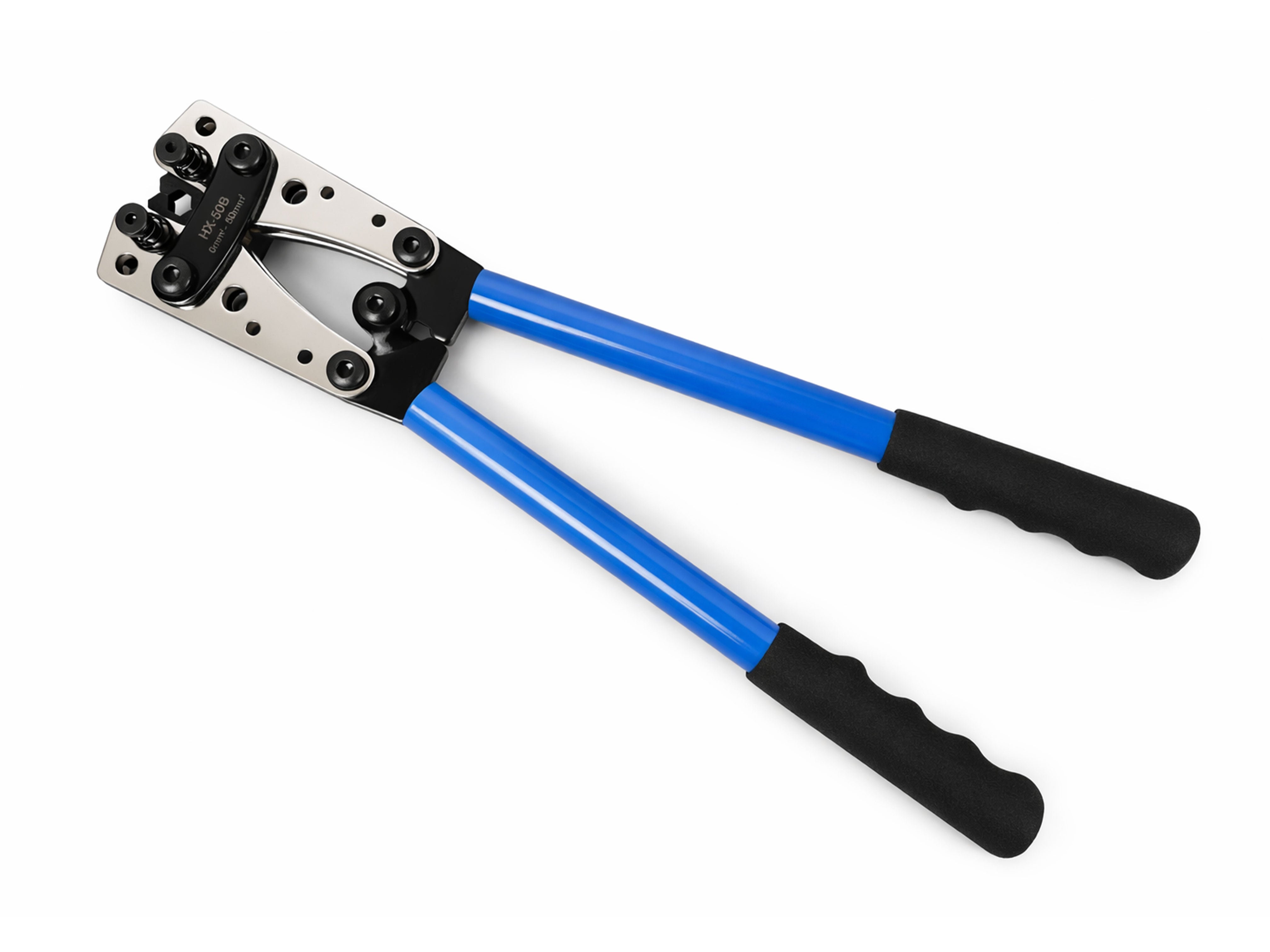 CLESTE PENTRU SERTIZAT DECABLAT CABLURI ELECTRICE, PAPUCI CU DIAMETRU MARI 6.0-50MM2 GEBO TOOLS