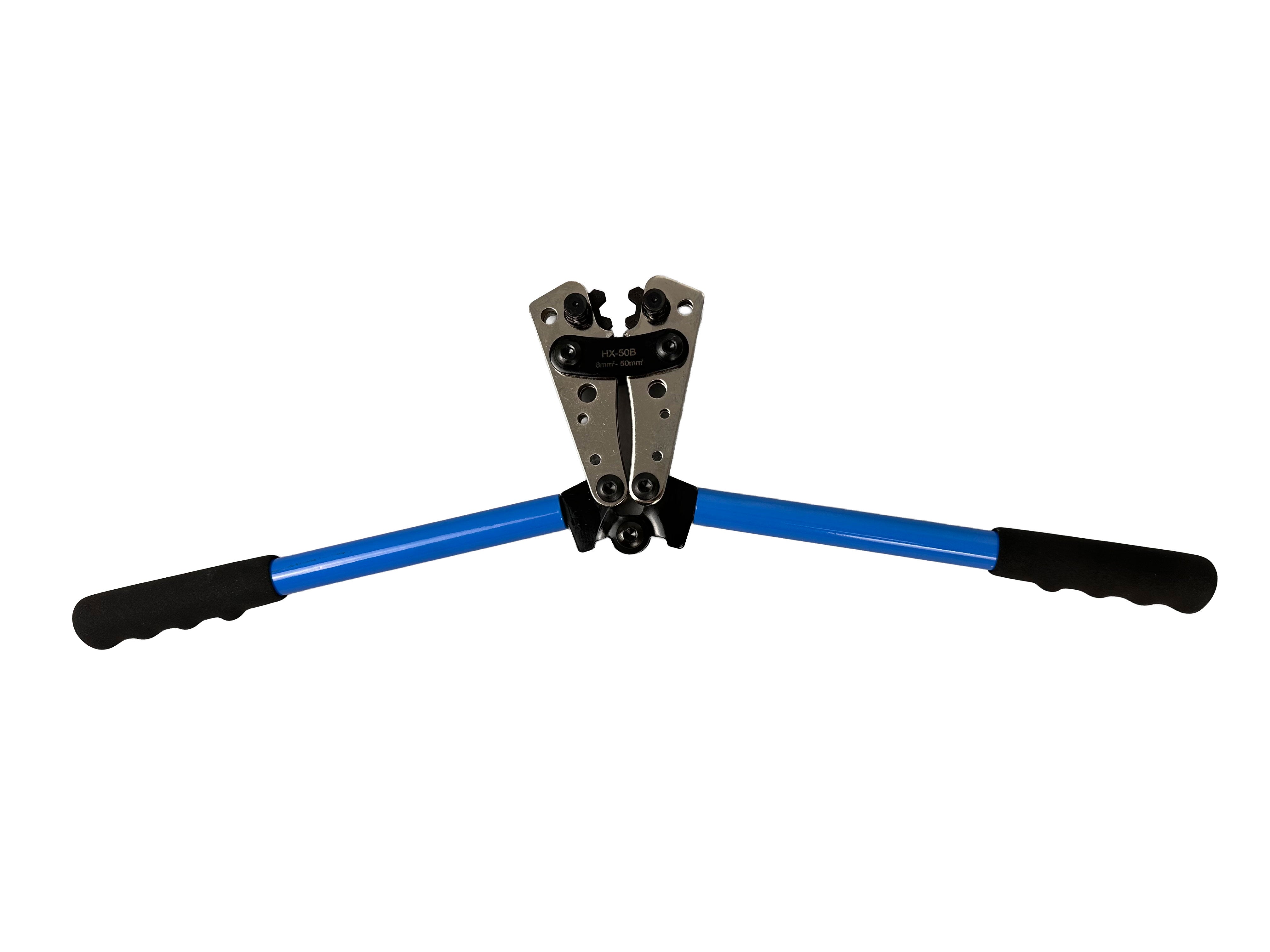 CLESTE PENTRU SERTIZAT DECABLAT CABLURI ELECTRICE, PAPUCI CU DIAMETRU MARI 6.0-50MM2 GEBO TOOLS