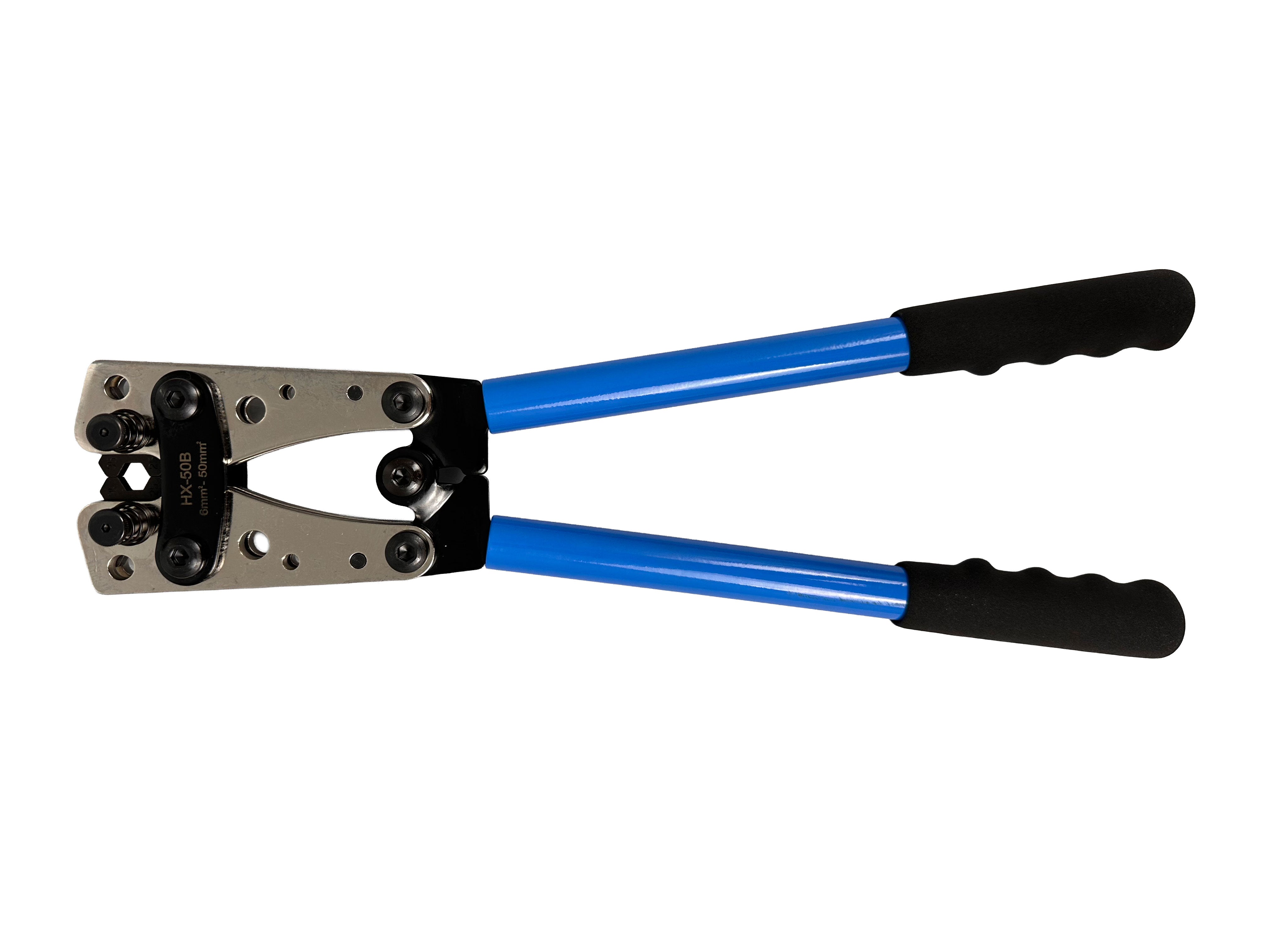 CLESTE PENTRU SERTIZAT DECABLAT CABLURI ELECTRICE, PAPUCI CU DIAMETRU MARI 6.0-50MM2 GEBO TOOLS