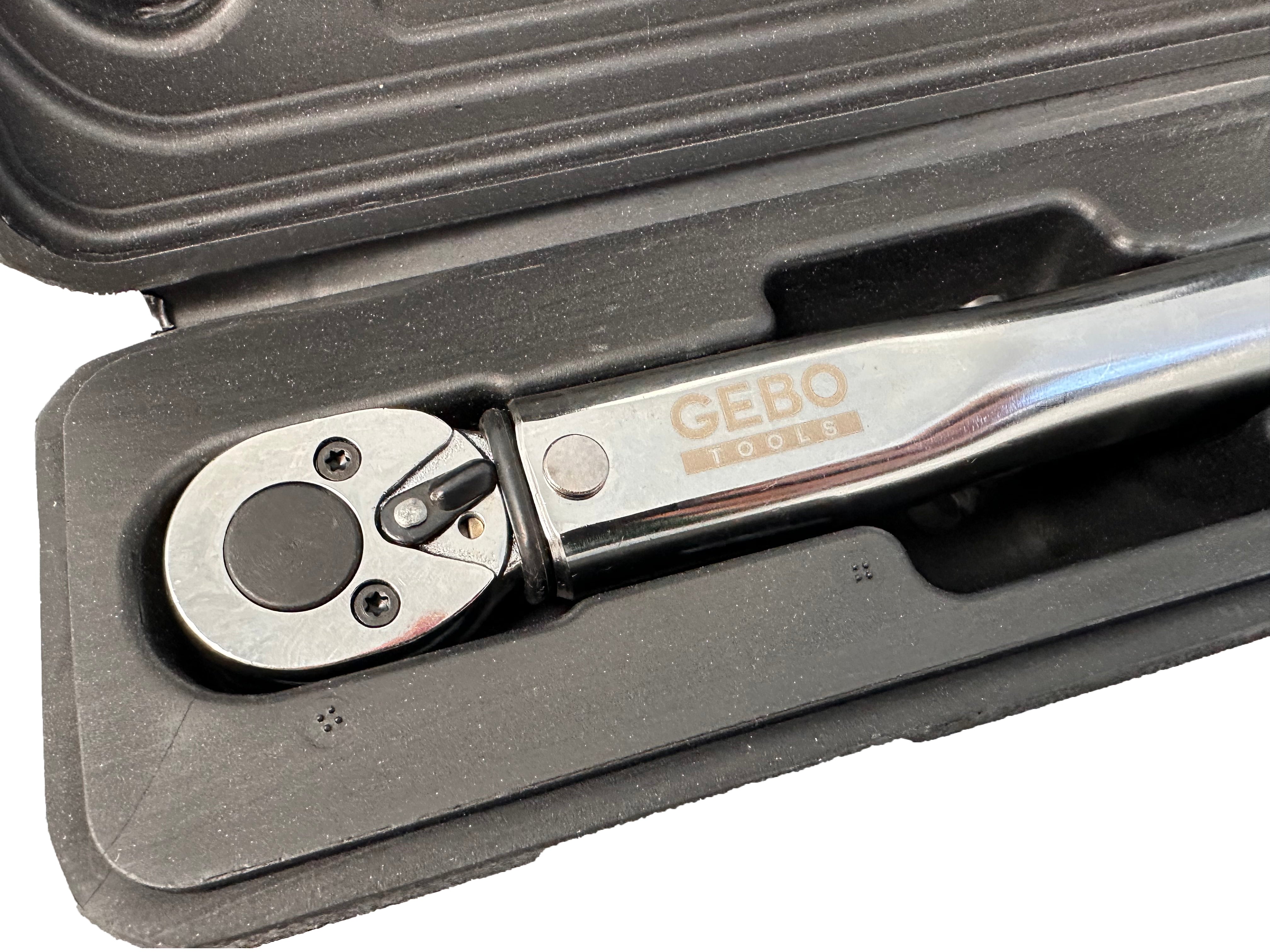 CHEIE DINAMOMETRICA 1/4 5-25 NM GEBO TOOLS
