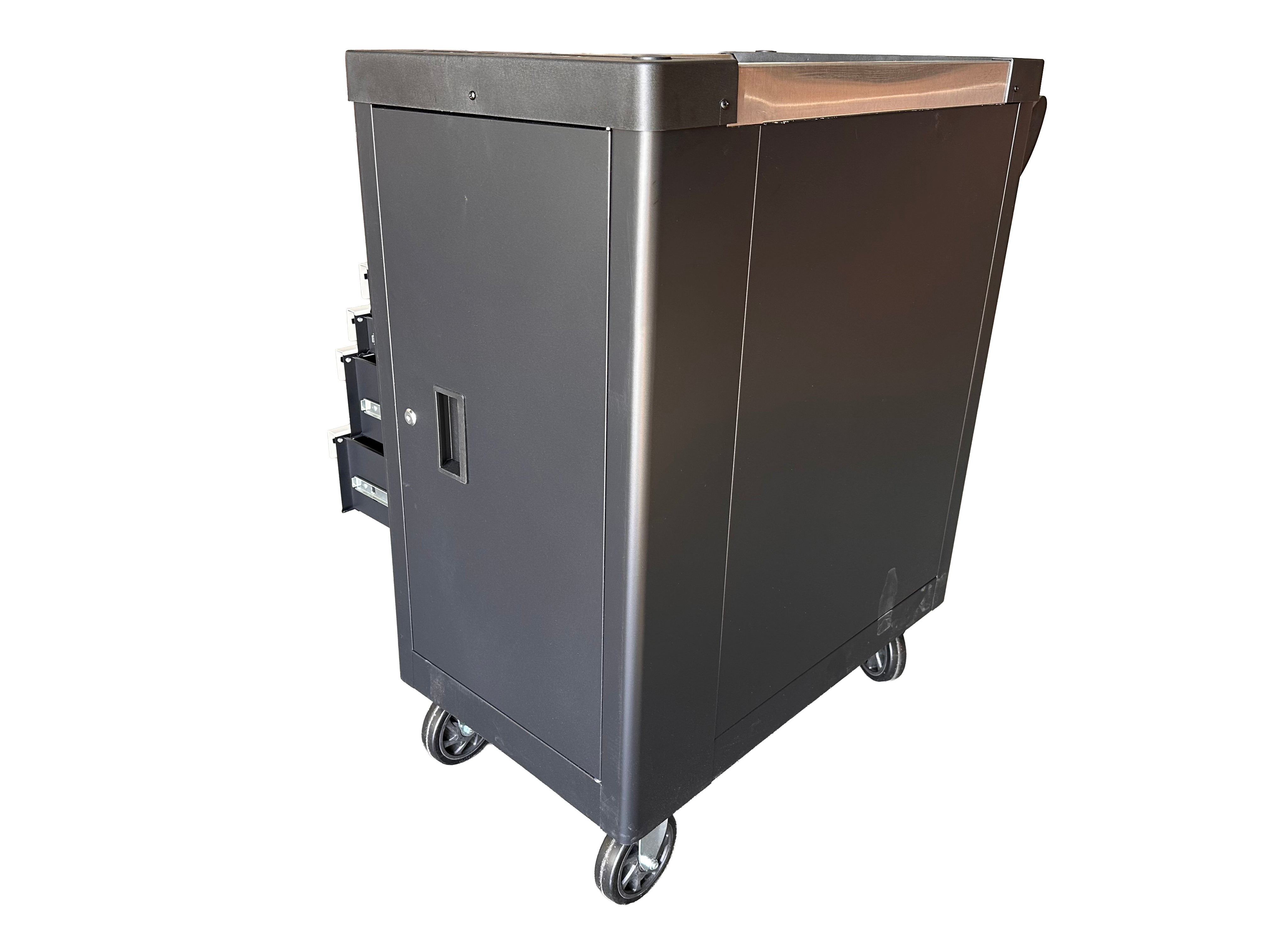 DULAP DE SCULE ECHIPAT PROFESIONAL CU 7 SERTARE 7 MODULE CARBON 262 PIESE GEBO TOOLS