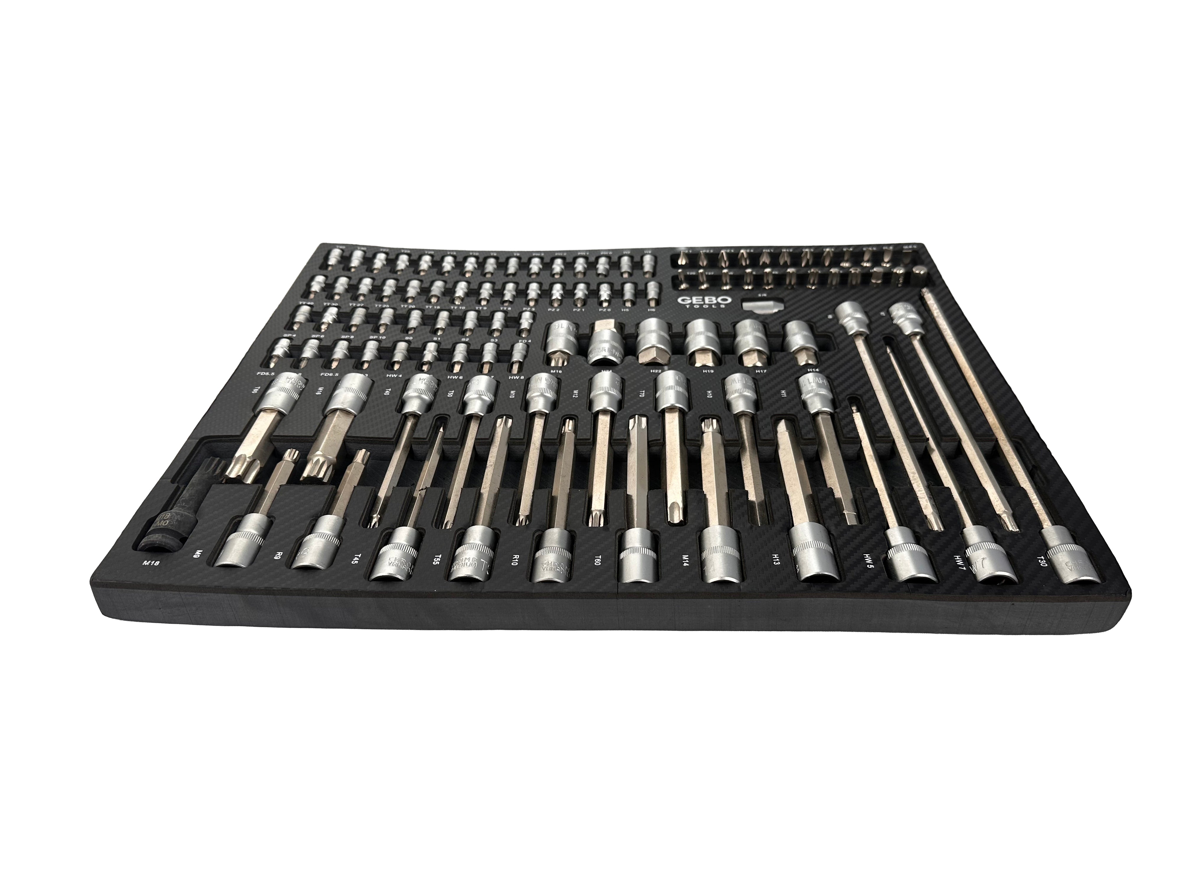 MODUL DULAP BITI 101 PIESE GEBO TOOLS