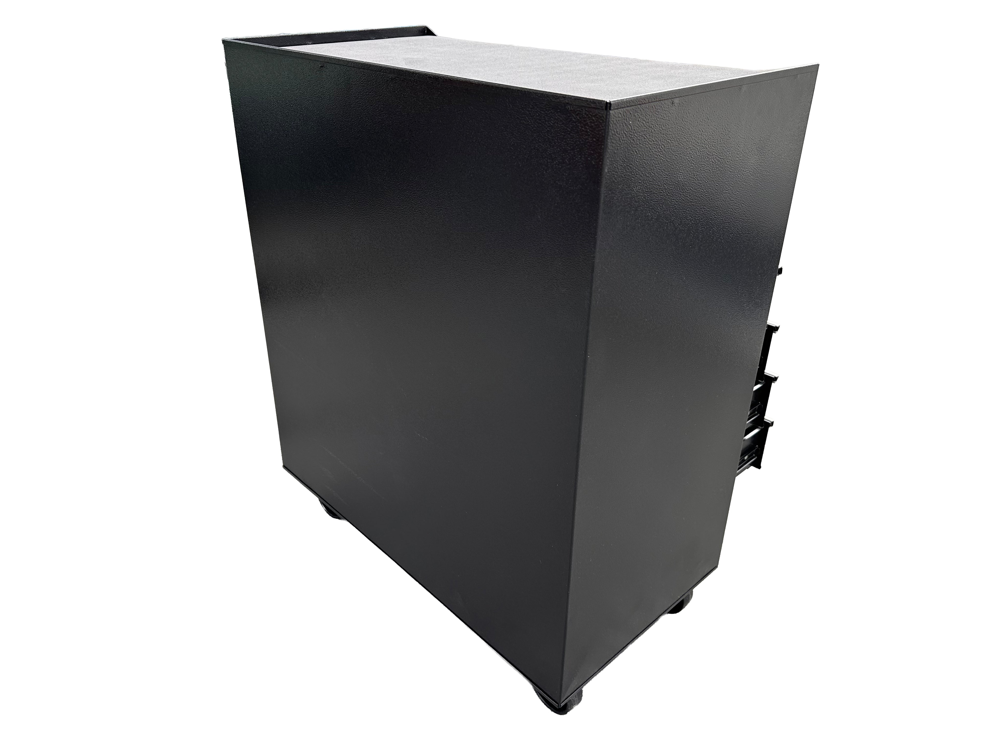 DULAP METALIC NEECHIPAT PENTRU SCULE, CU 7 SERTARE, NEGRU, CU ROTI 78 X 62 X 33 CM GEBO TOOLS