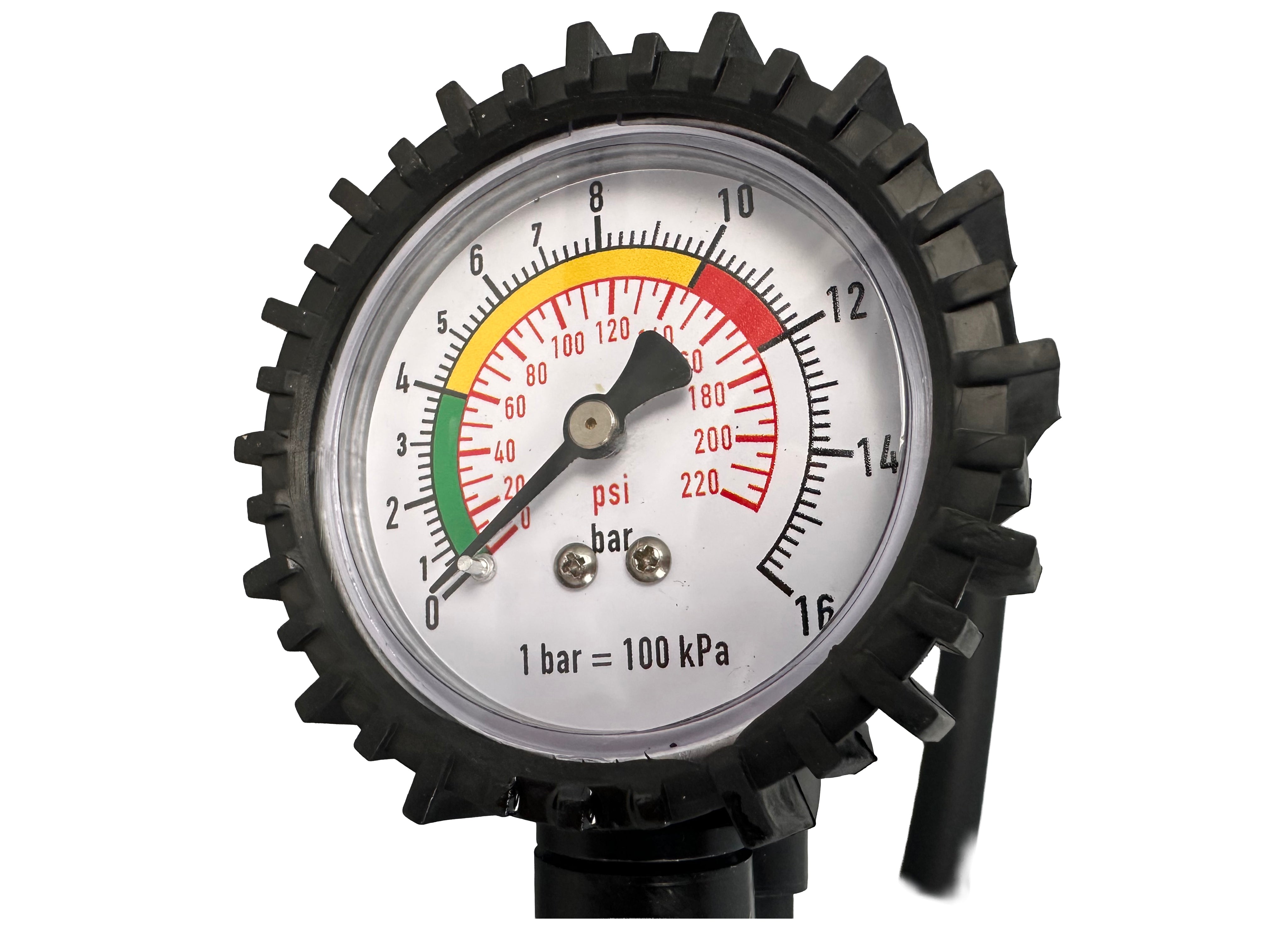 PISTOL DE UMFLAT ROTI CU MANOMETRU ANALOGIC 0-15BAR GEBO TOOLS