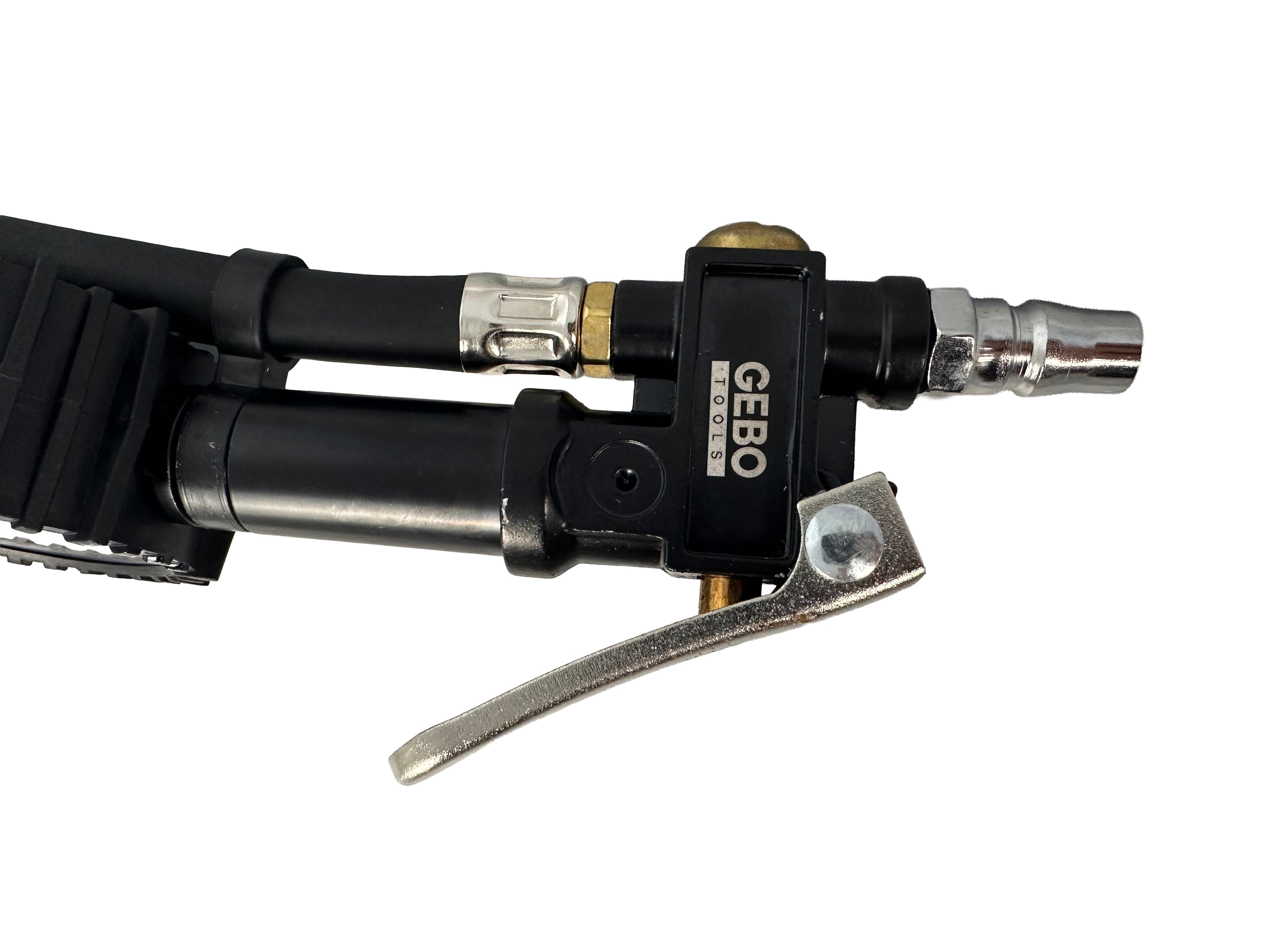 PISTOL DE UMFLAT ROTI CU MANOMETRU ANALOGIC 0-15BAR GEBO TOOLS