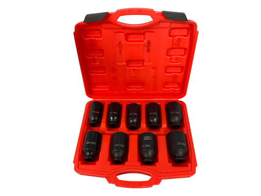 SET TUBULARE DE IMPACT 1/2 PENTRU PLANETARE 9 PIESE 29-38MM GEBO TOOLS