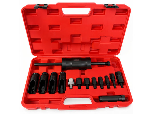TRUSA EXTRACTOR INJECTOARE 14 PIESE DIESEL GEBO TOOLS