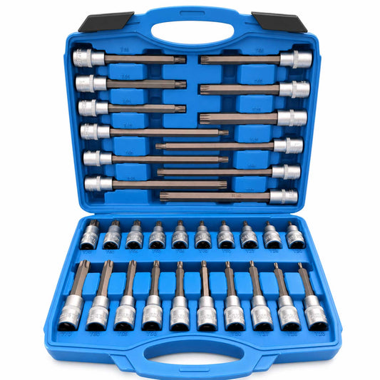 TRUSA BITI TORX LUNGI 1/2 32 PIESE GEBO TOOLS