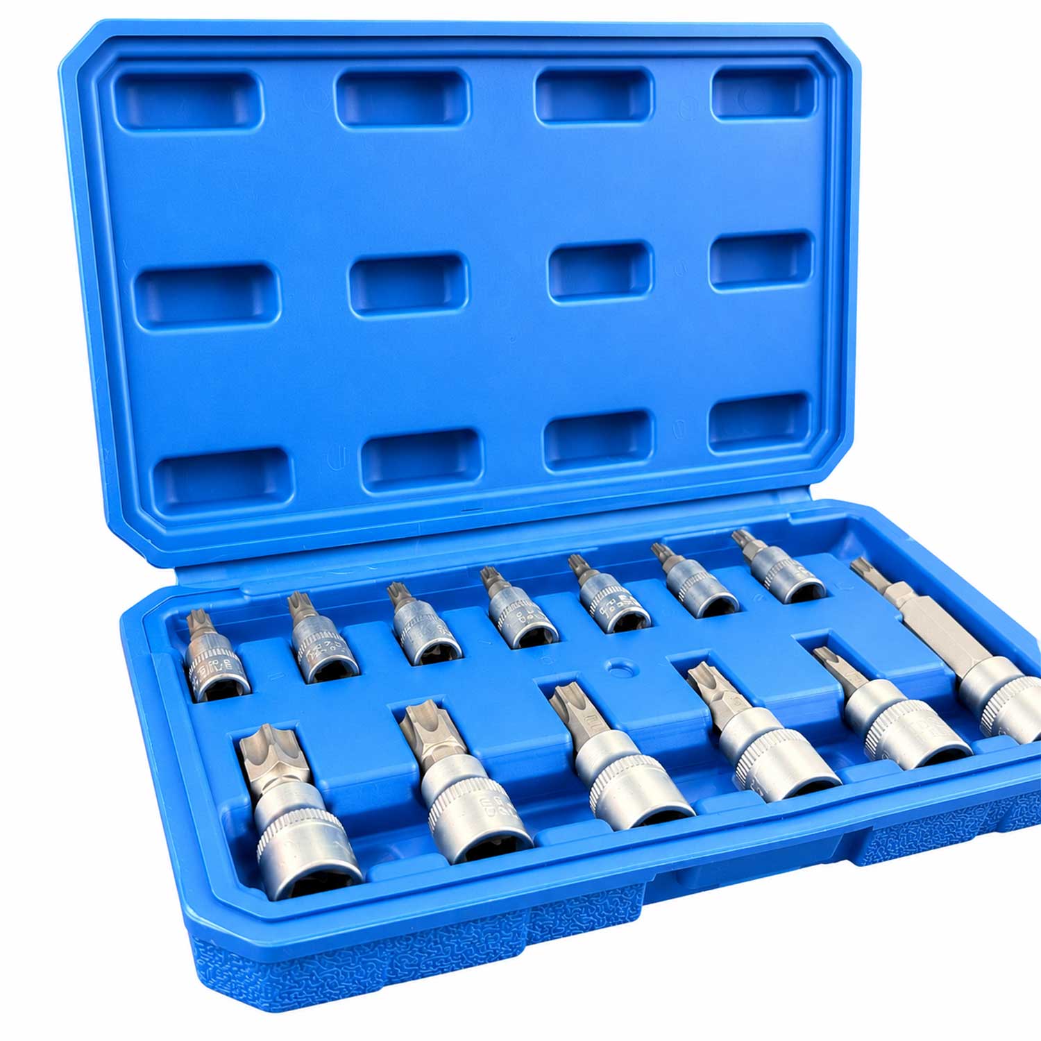 SET CHEI BITI TORX IN 5 COLTURI TS8-TS60 12 PIESE GEBO TOOLS