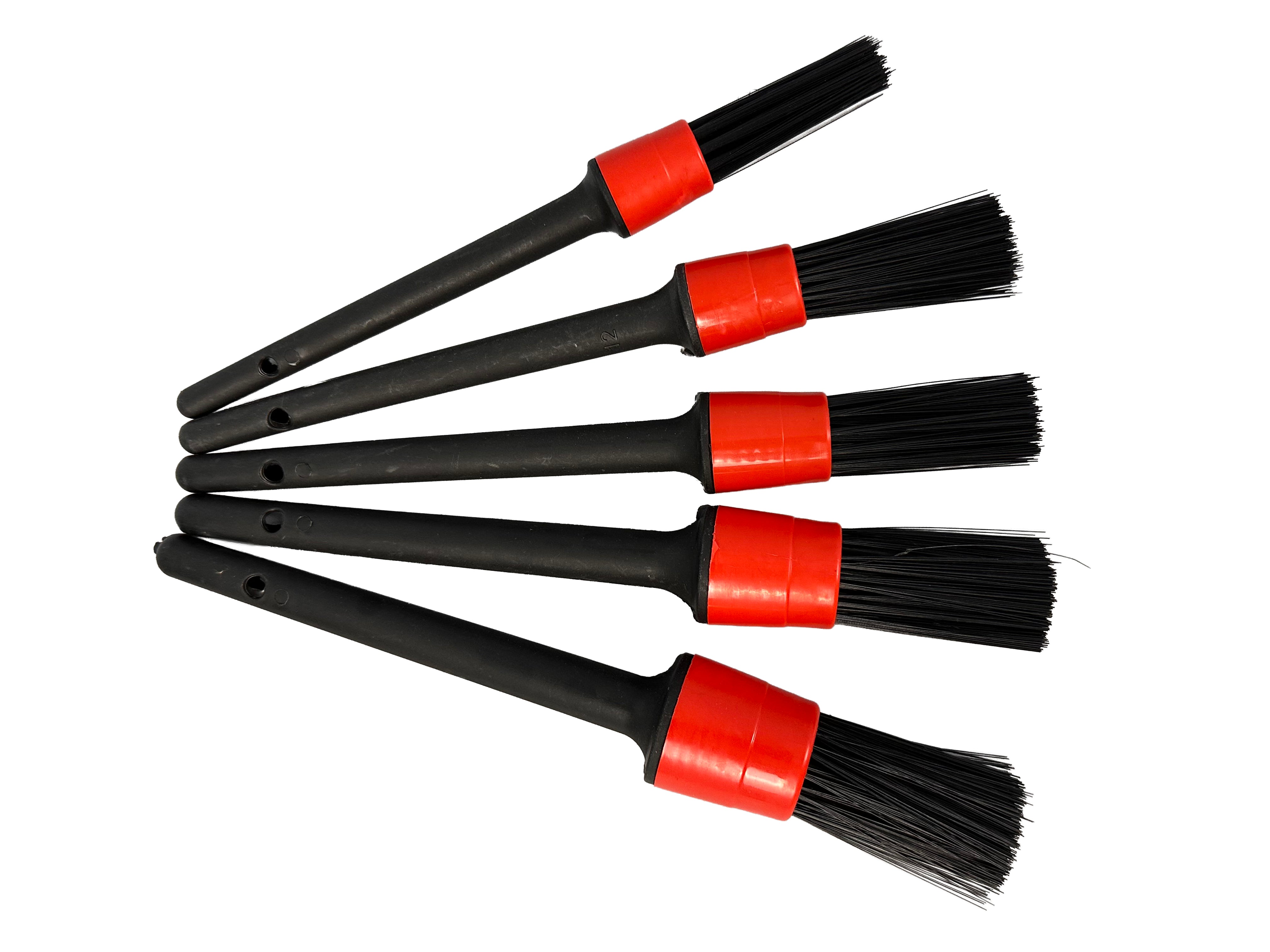 SET 5 PERII PENTRU DETAILING - CURATAT INTERIOR AUTO GEBO TOOLS